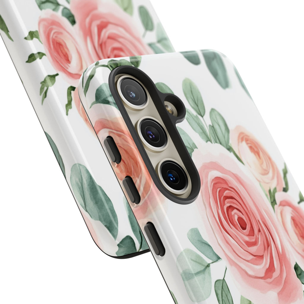 Delicate Watercolor Rose Case