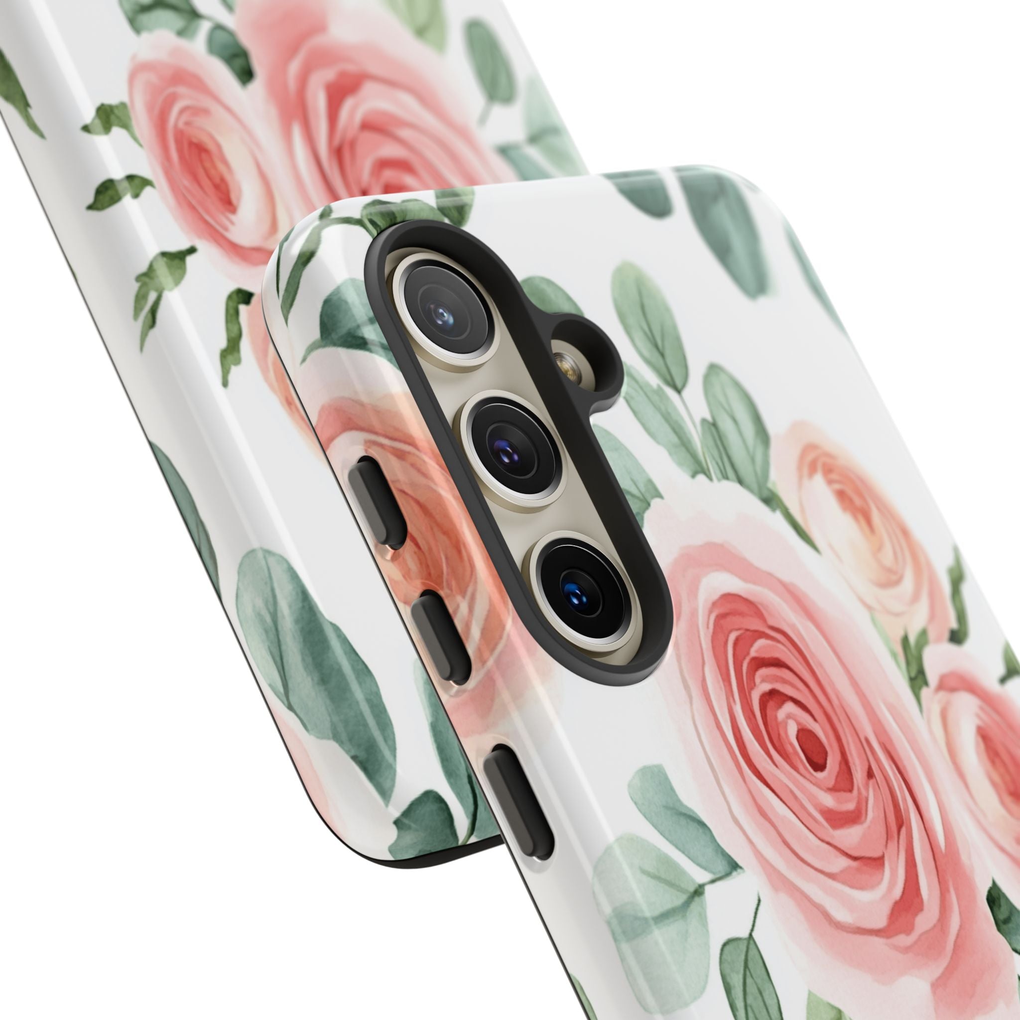 Delicate Watercolor Rose Case