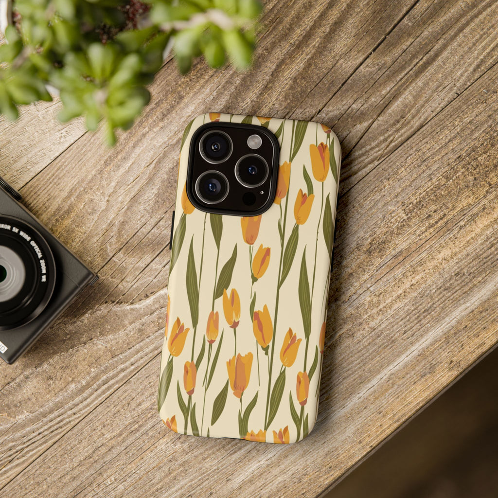 Yellow and Orange Tulips Case