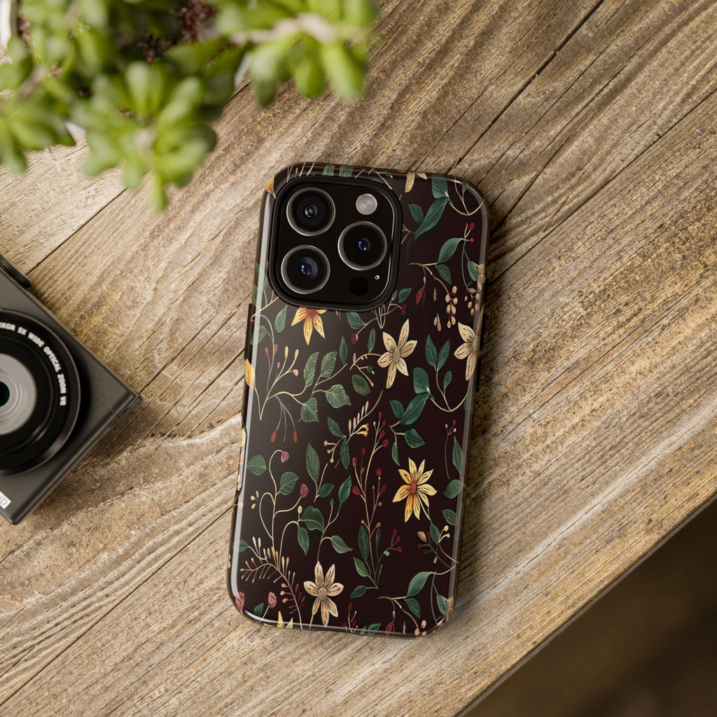 Dark Vintage Floral Case
