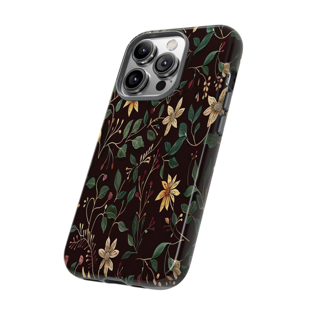 Dark Vintage Floral Case
