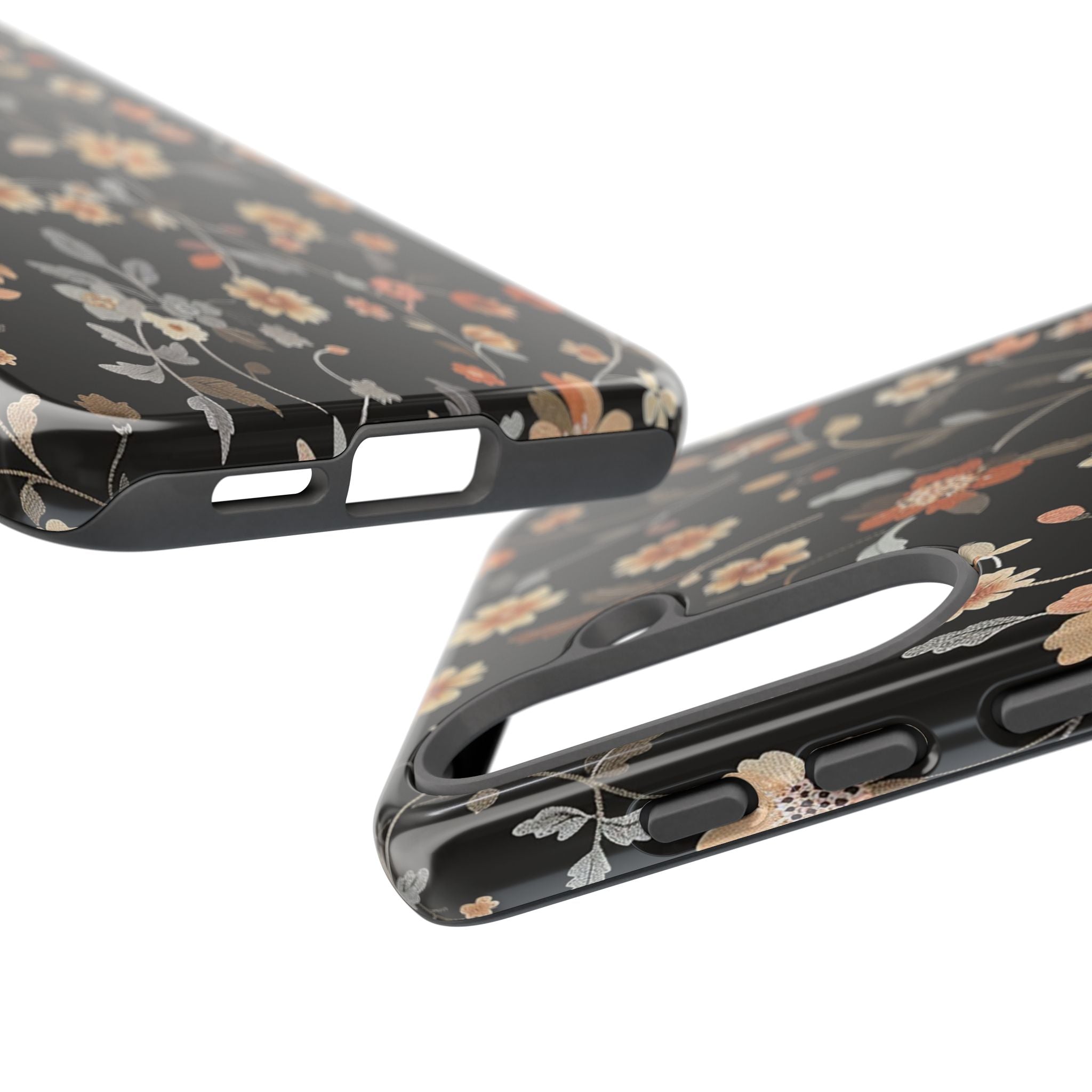 Floral Field on Black Case