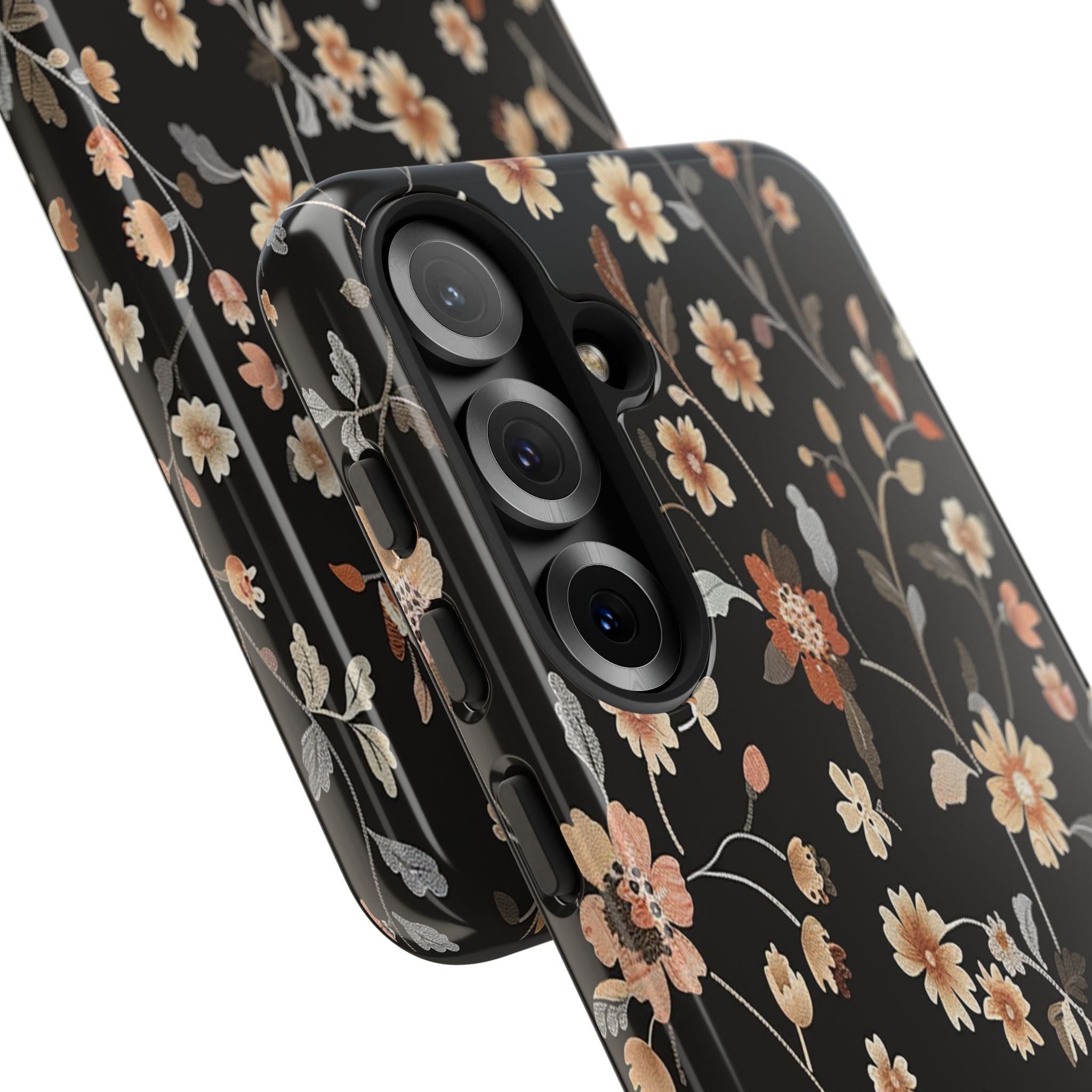Floral Field on Black Case