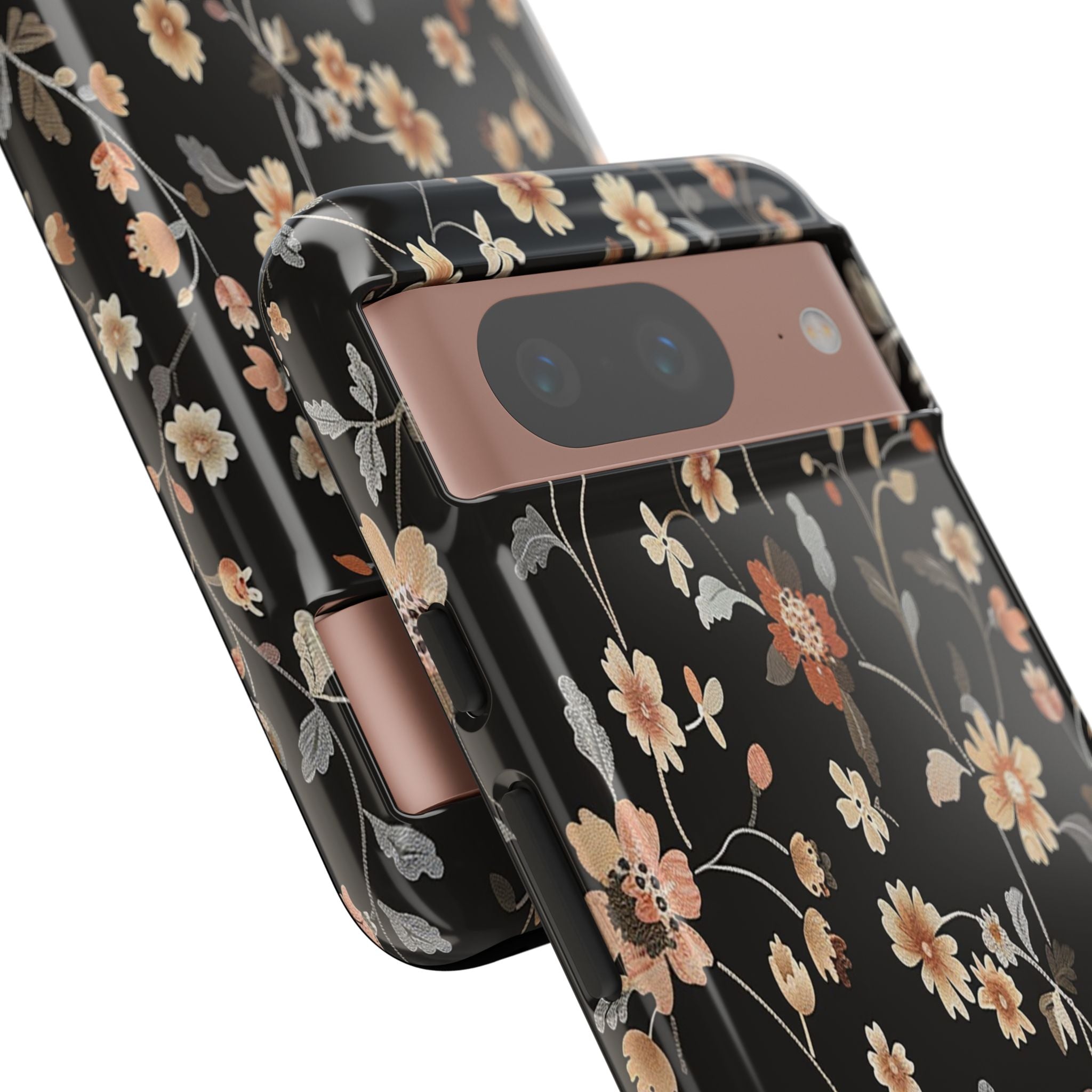 Floral Field on Black Case