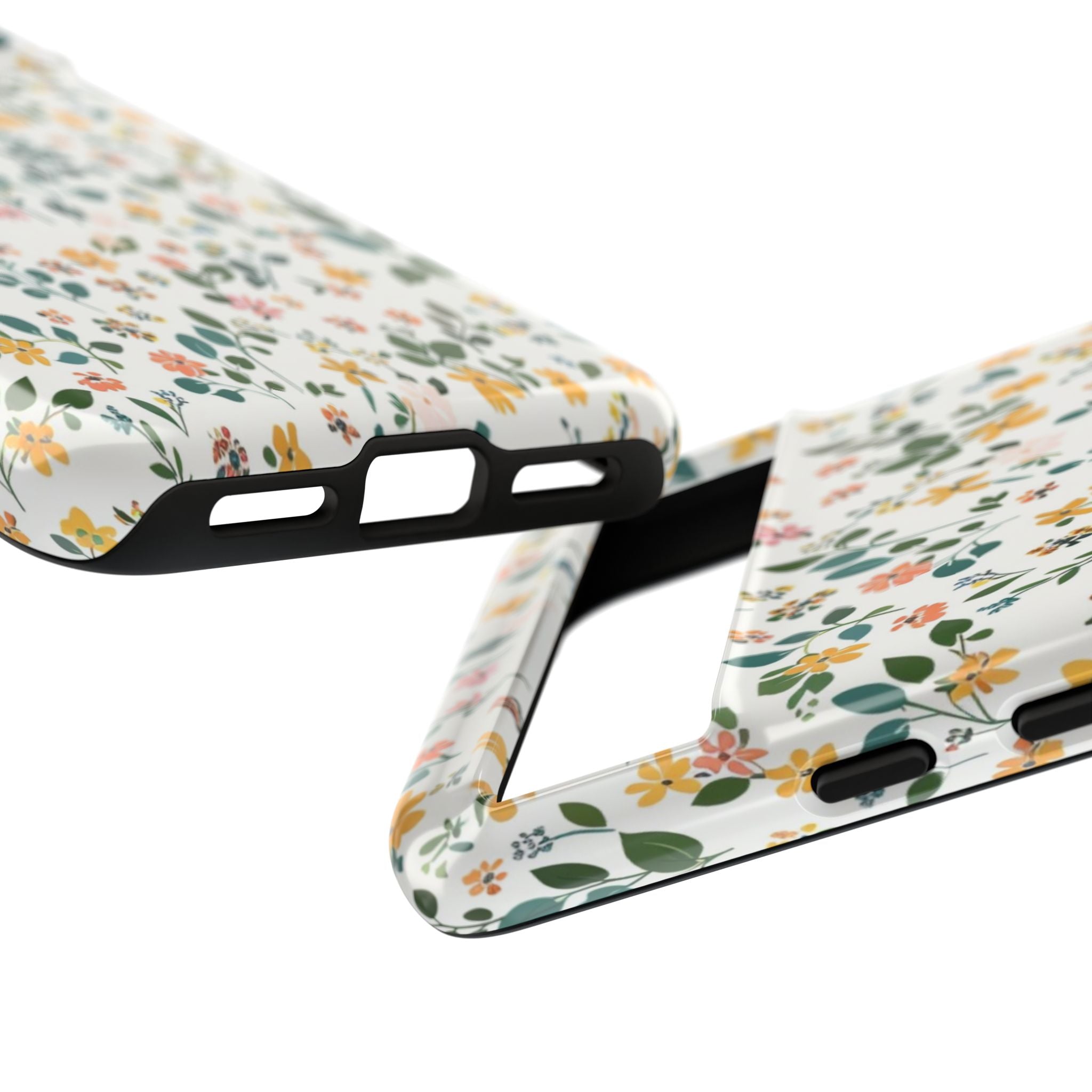 Pastel Leaves and Flowers Case