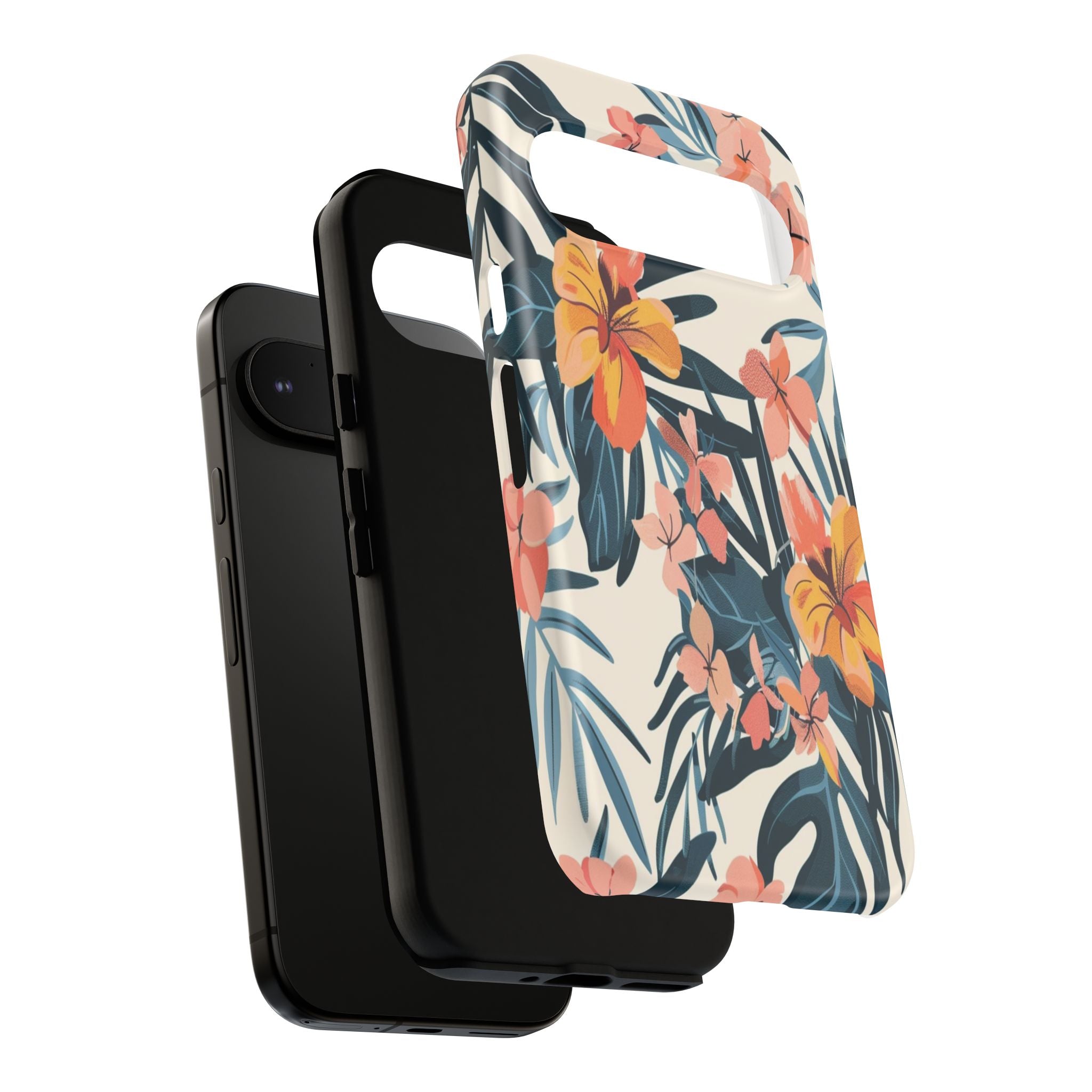 Tropical White and Blue Case