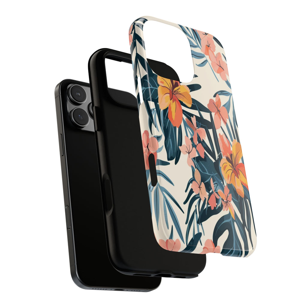 Tropical White and Blue Case