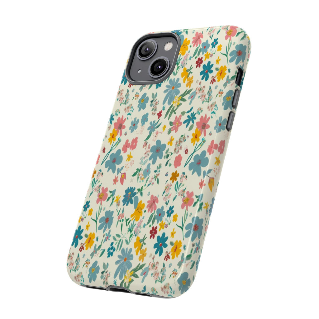 Pastel Yellow Green and Blue Case