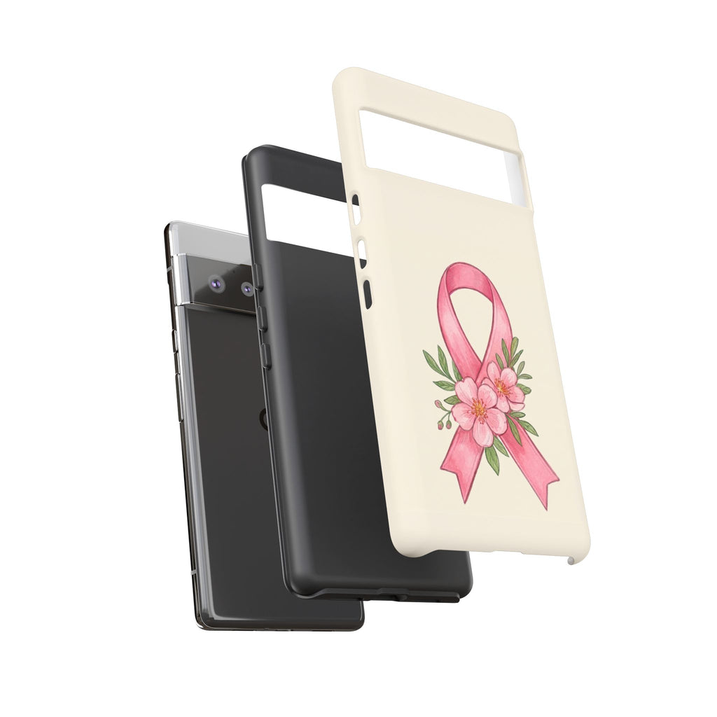Floral Breast Cancer Awareness Case