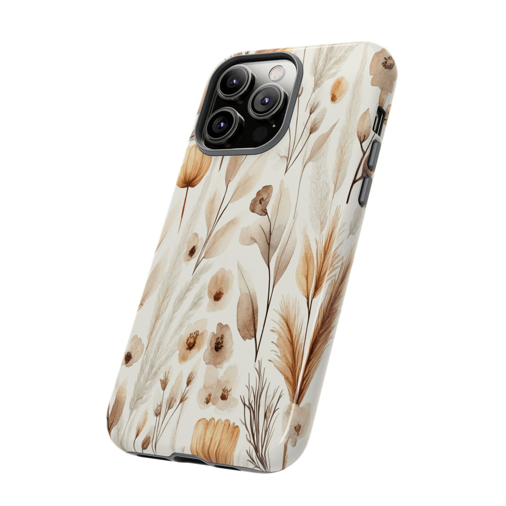 Dried Flowers Watercolor Case