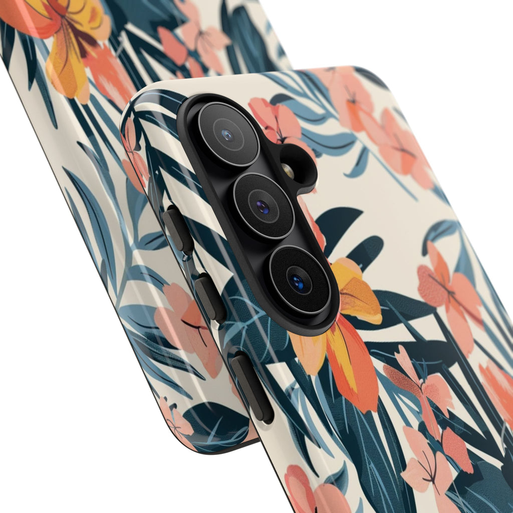 Tropical White and Blue Case