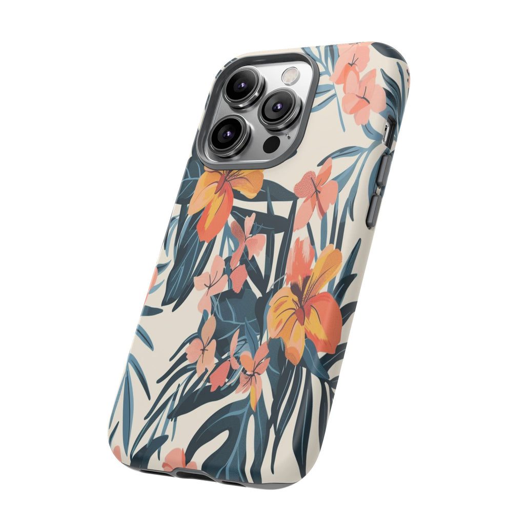 Tropical White and Blue Case