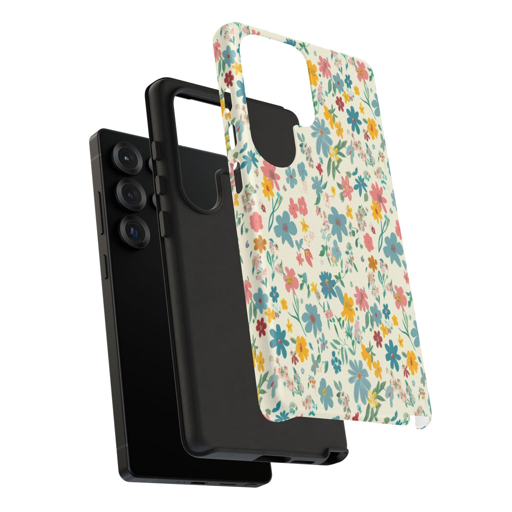 Pastel Yellow Green and Blue Case