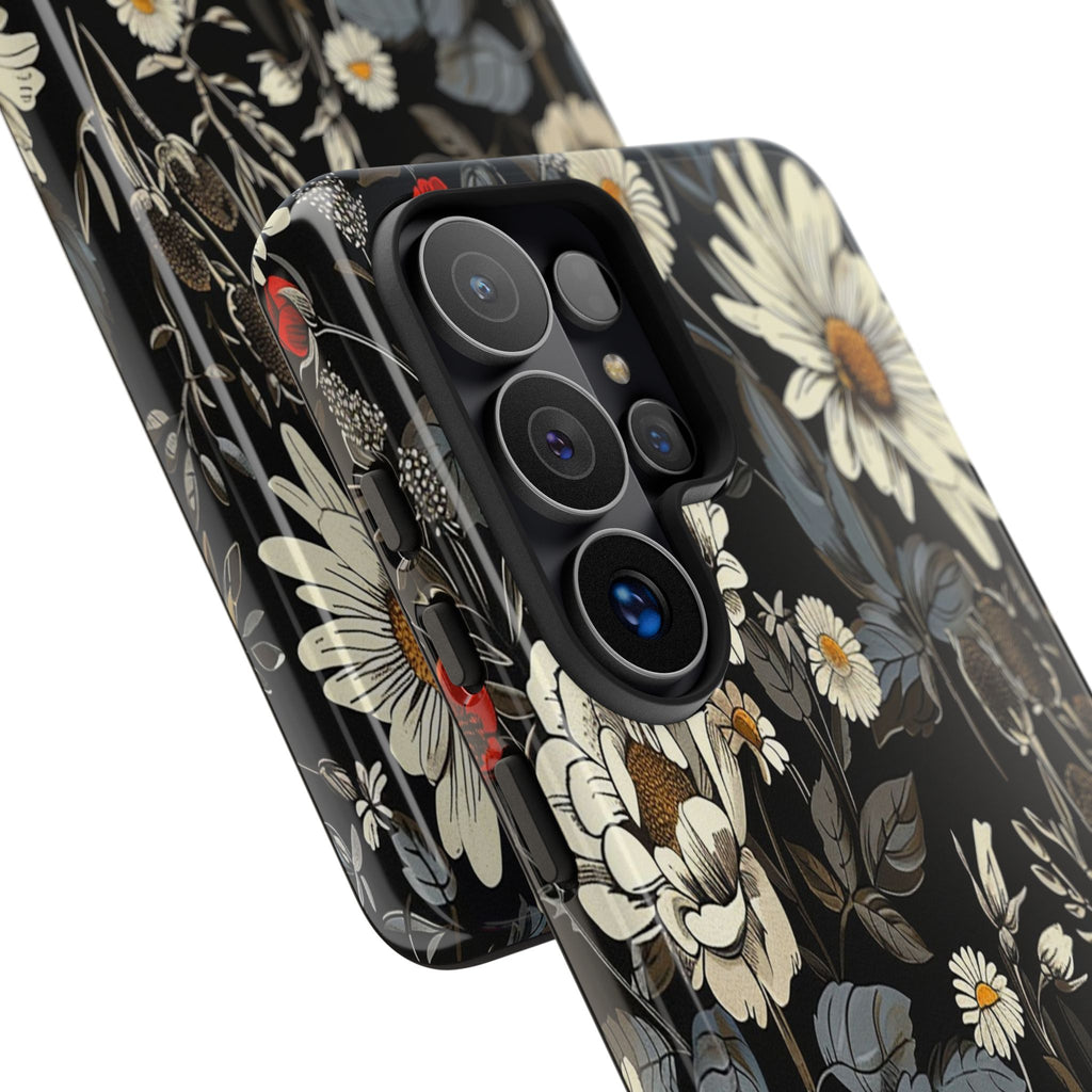 Dark Rose and Daisy Case