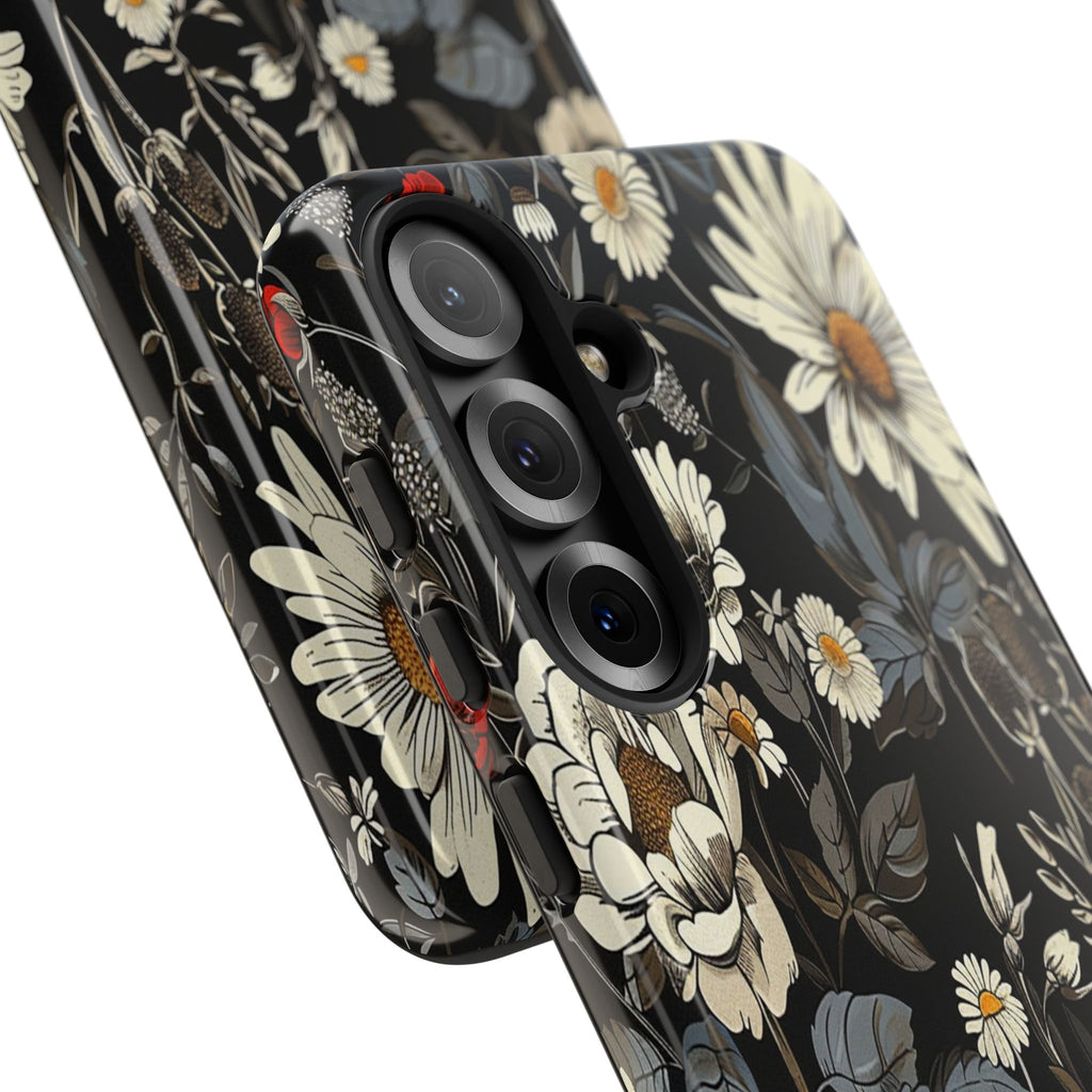 Dark Rose and Daisy Case