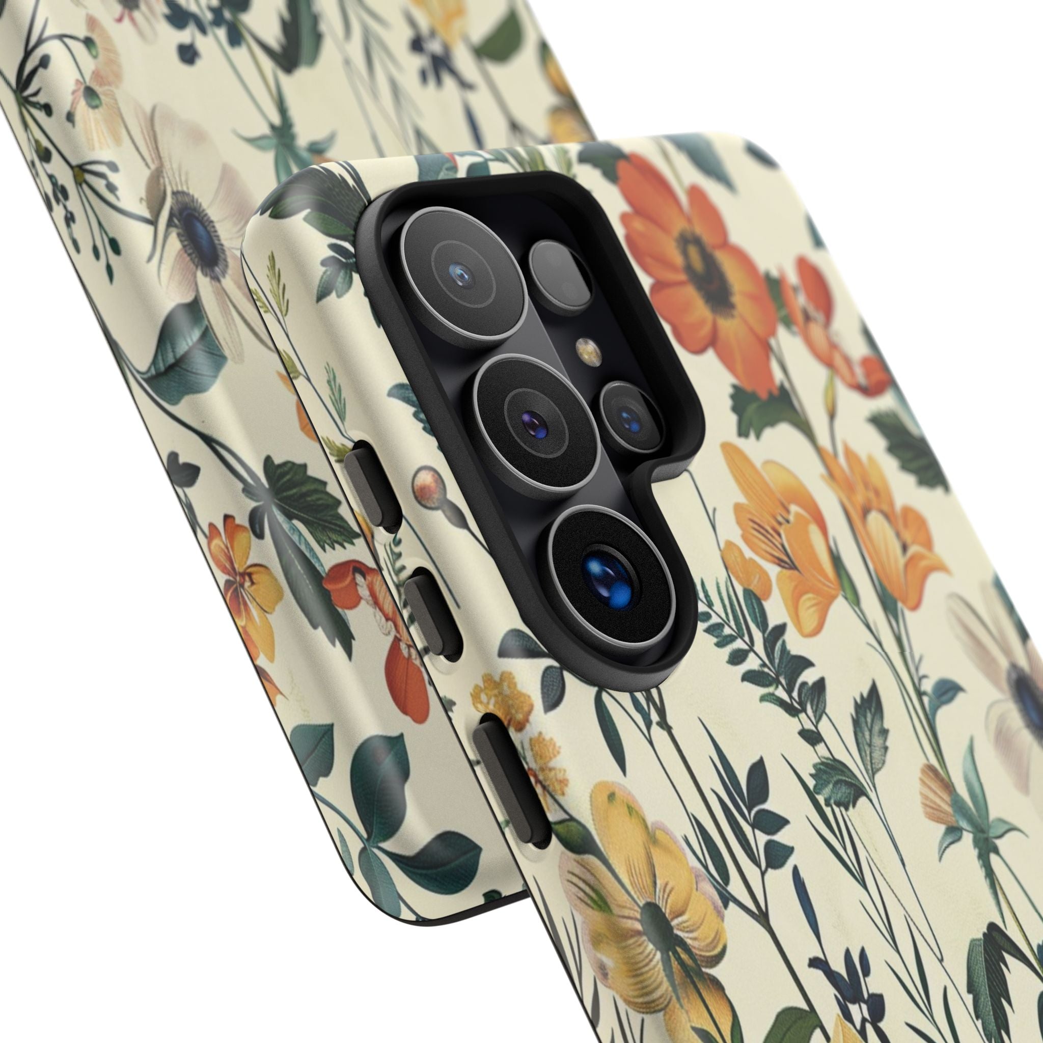 Vintage Botanical Wildflower Seamless Pattern