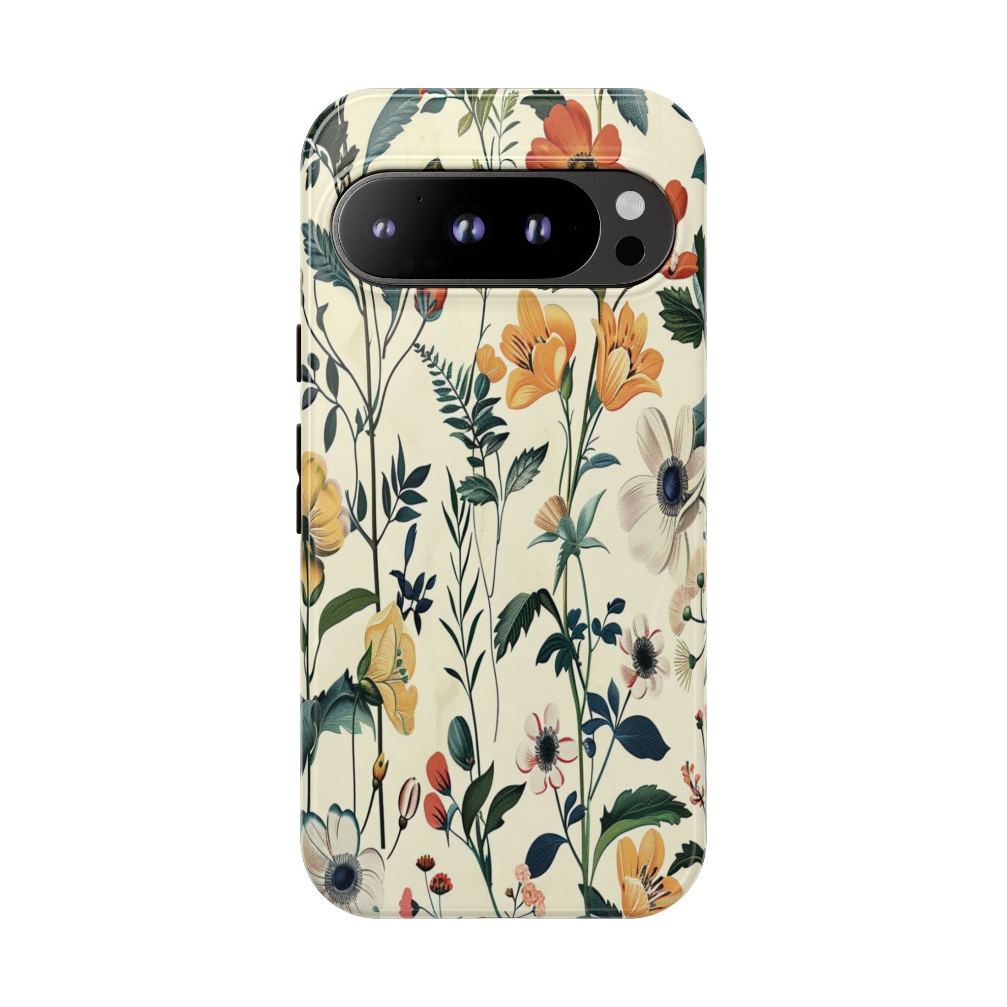 Vintage Botanical Wildflower Seamless Pattern