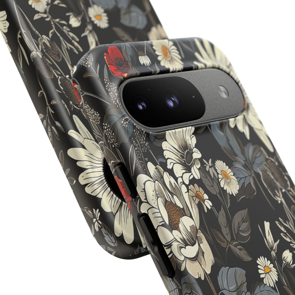 Dark Rose and Daisy Case