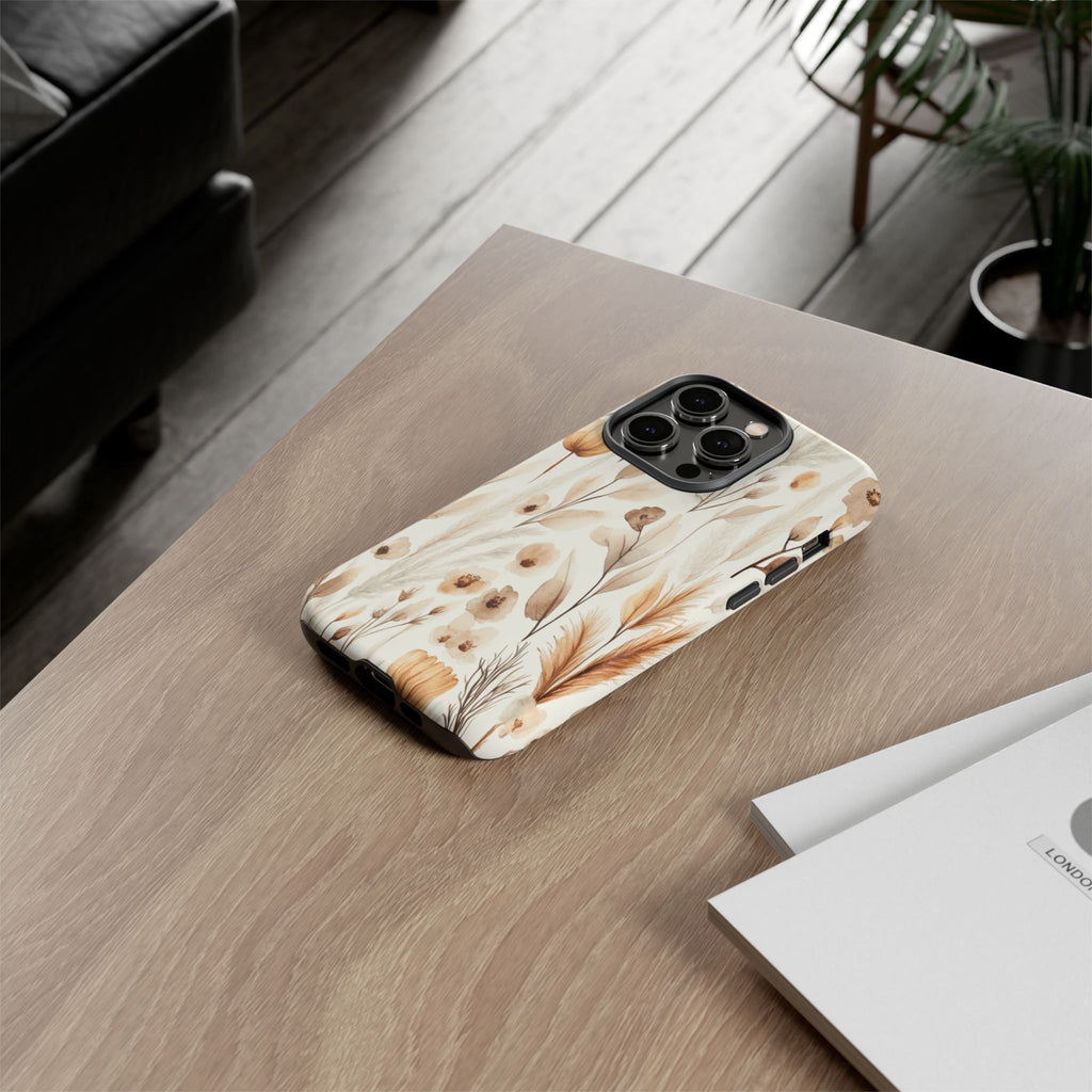Dried Flowers Watercolor Case