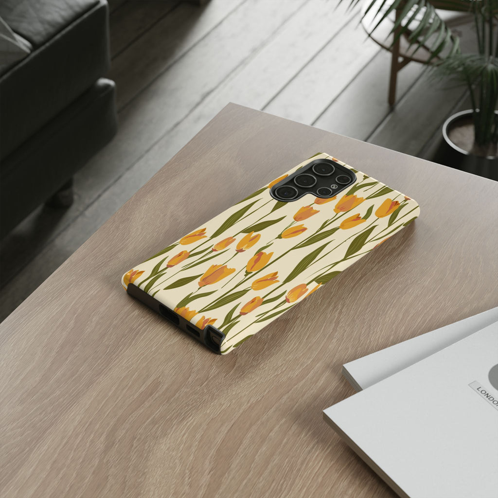 Yellow and Orange Tulips Case