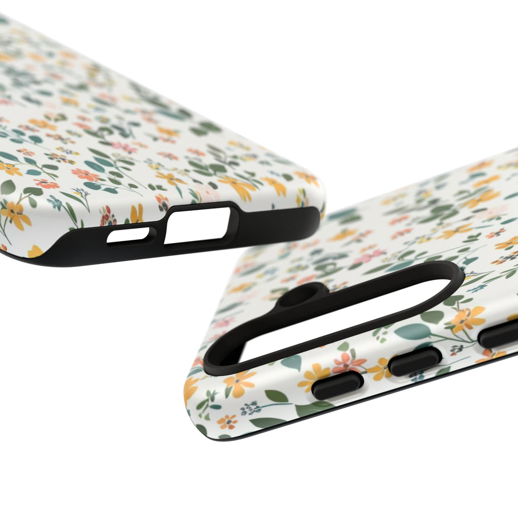 Pastel Leaves and Flowers Case