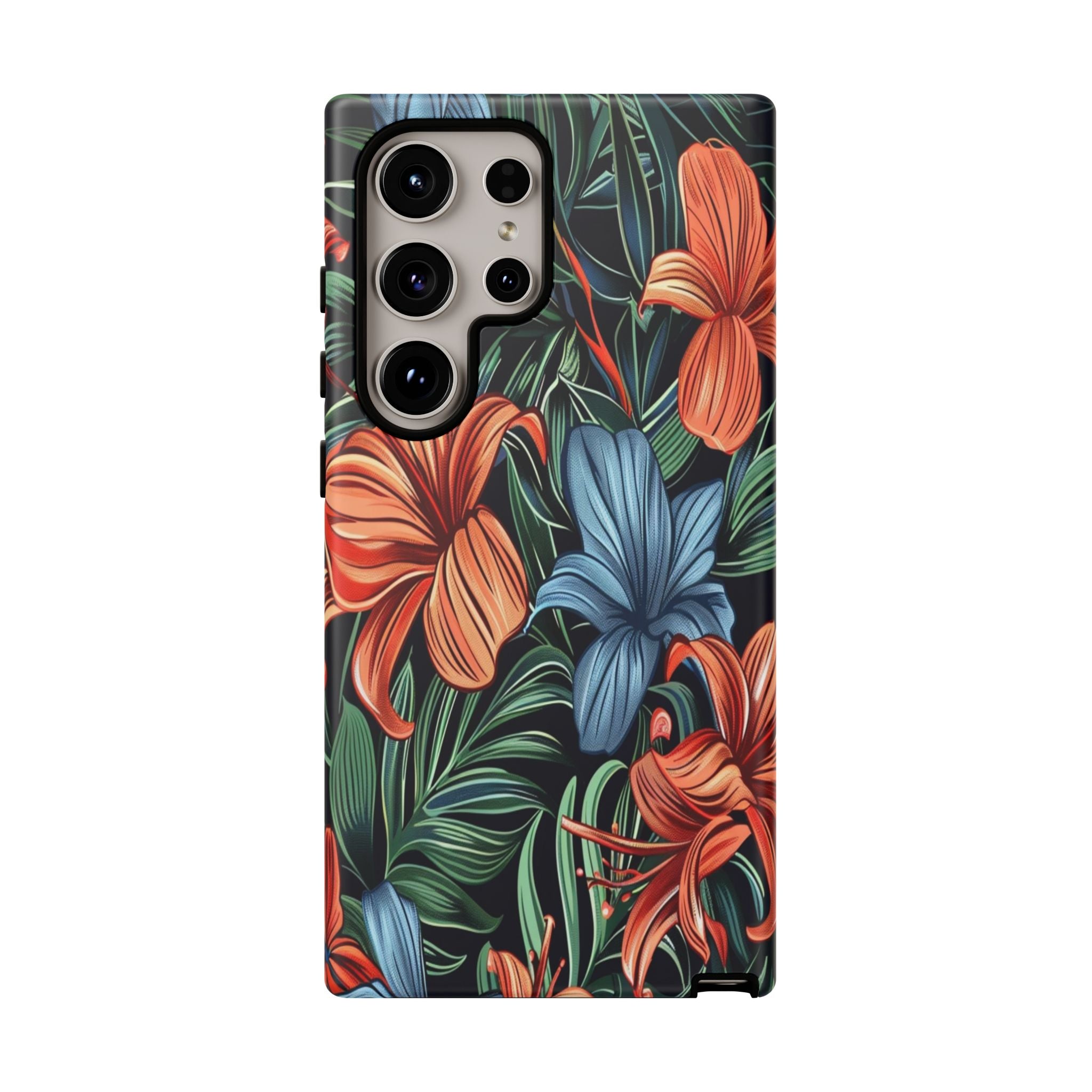 Tropical Red and Blue