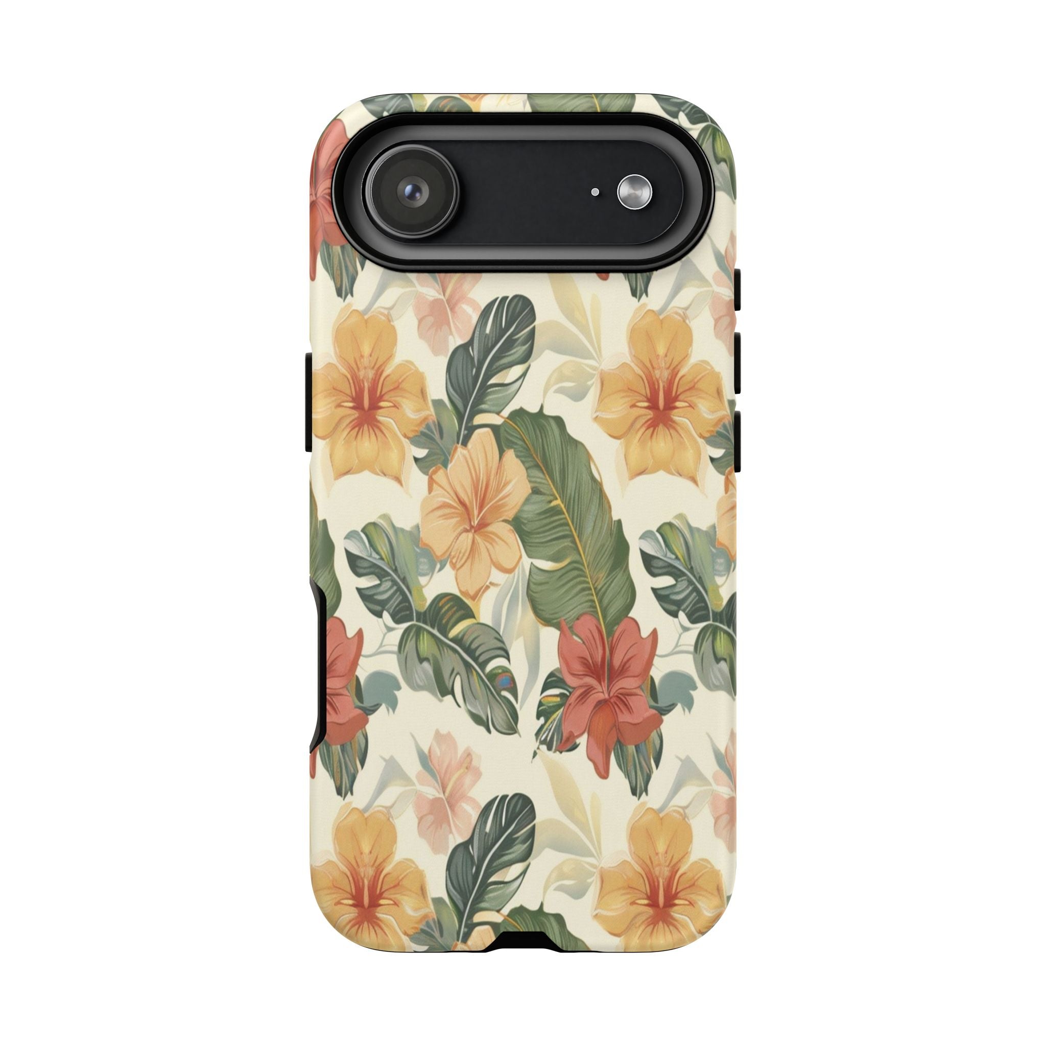 Vintage Tropical Floral Seamless Pattern