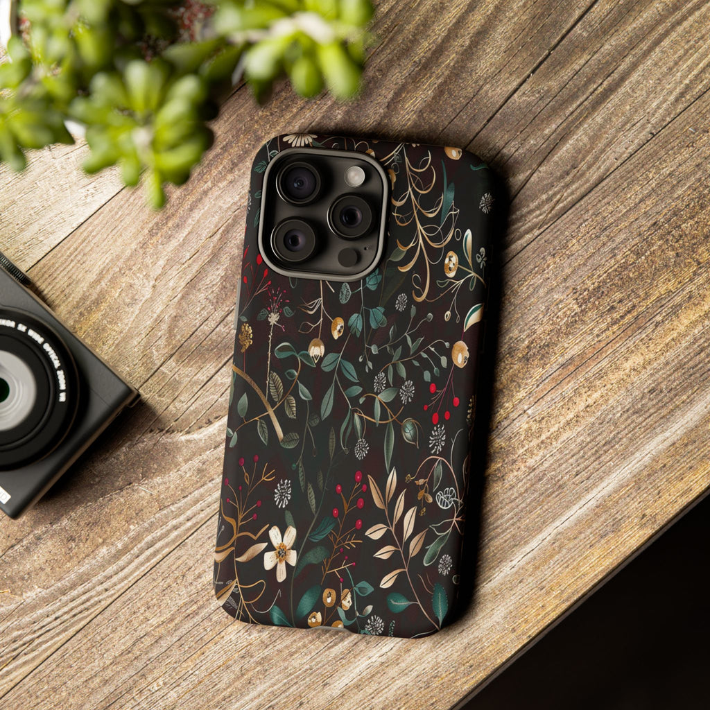 Dark Leafy Case