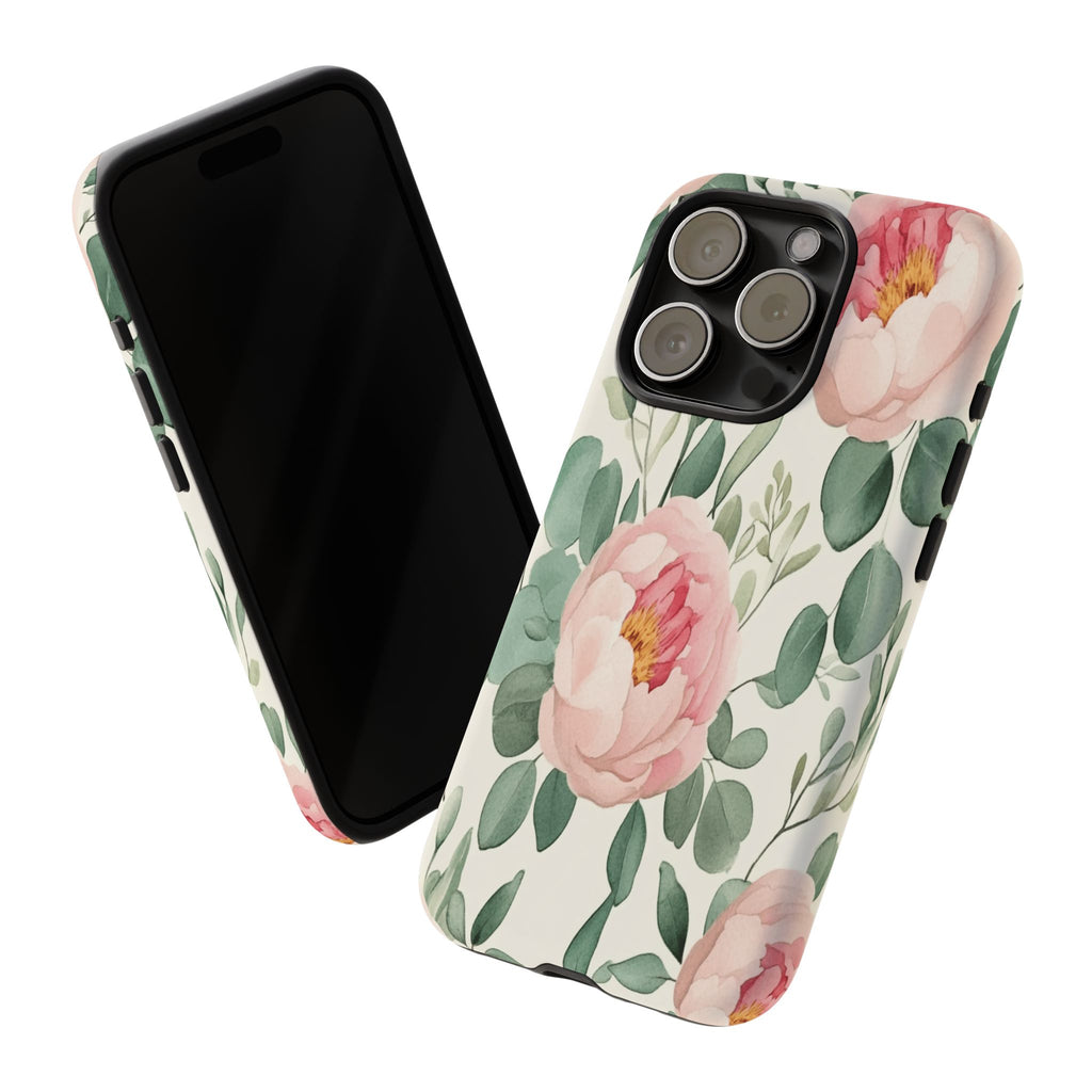 Soft Pink Peonies Case