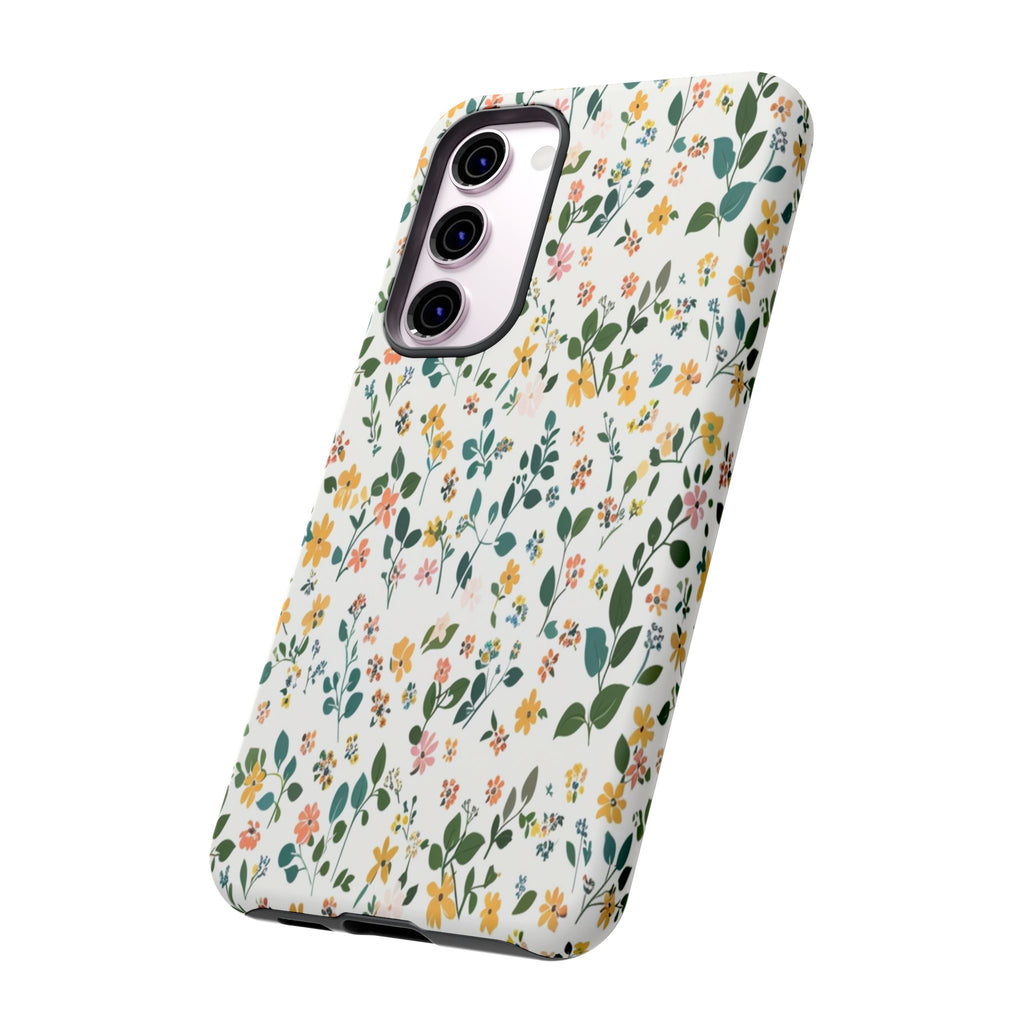 Pastel Leaves and Flowers Case