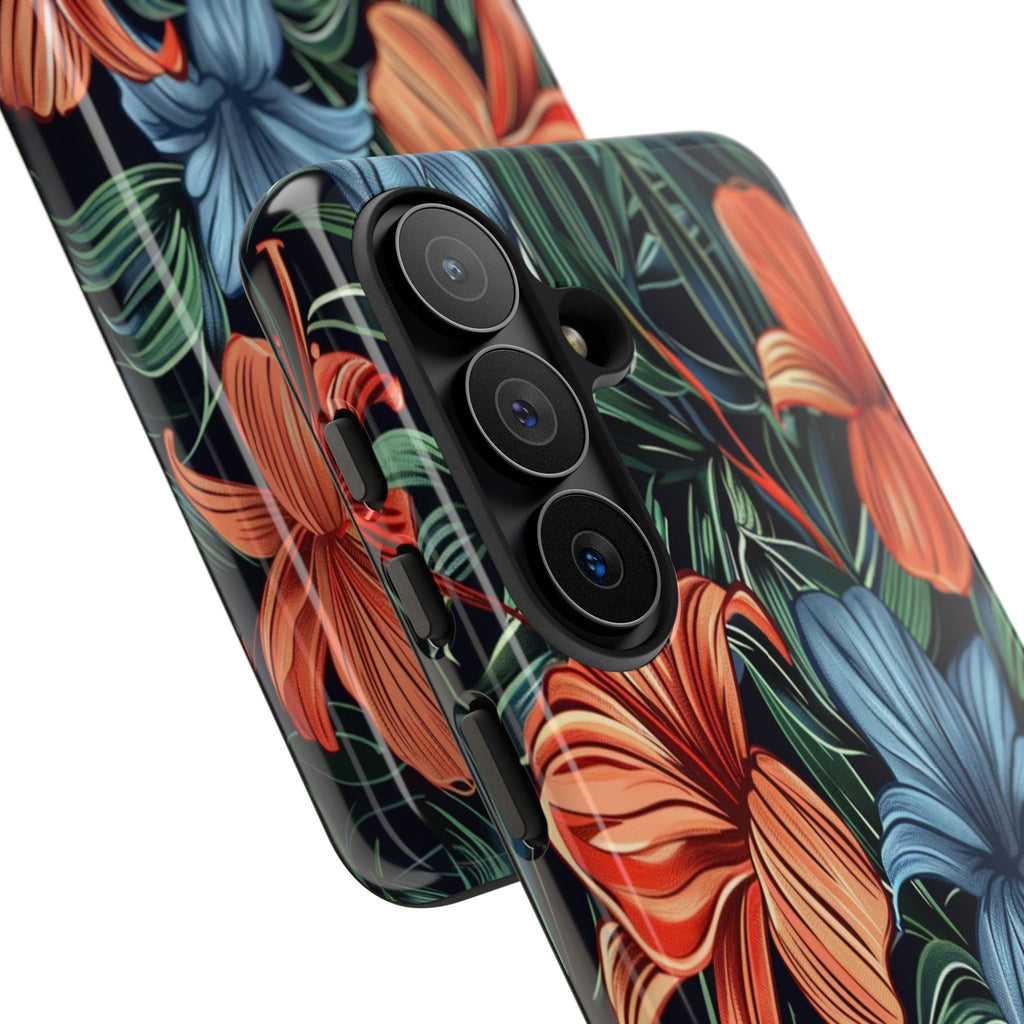 Tropical Red and Blue Case