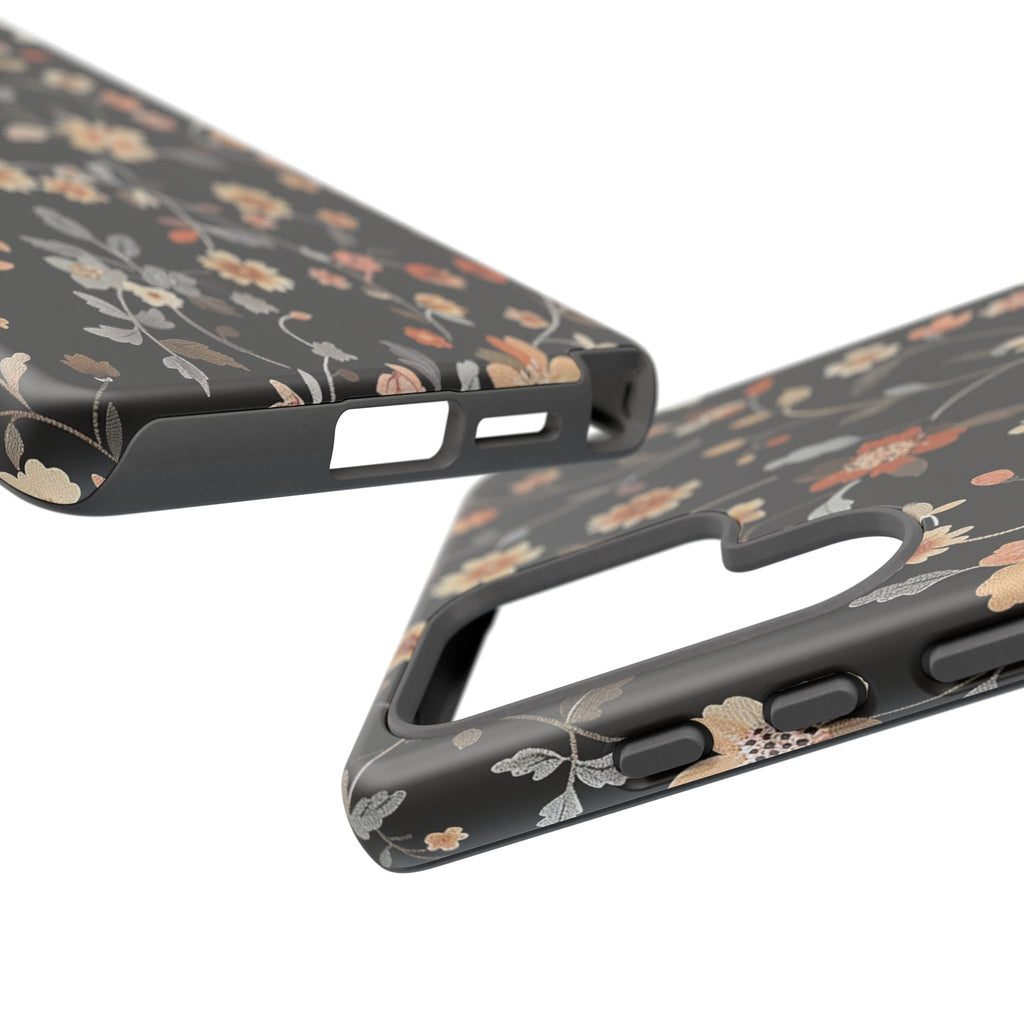 Floral Field on Black Case