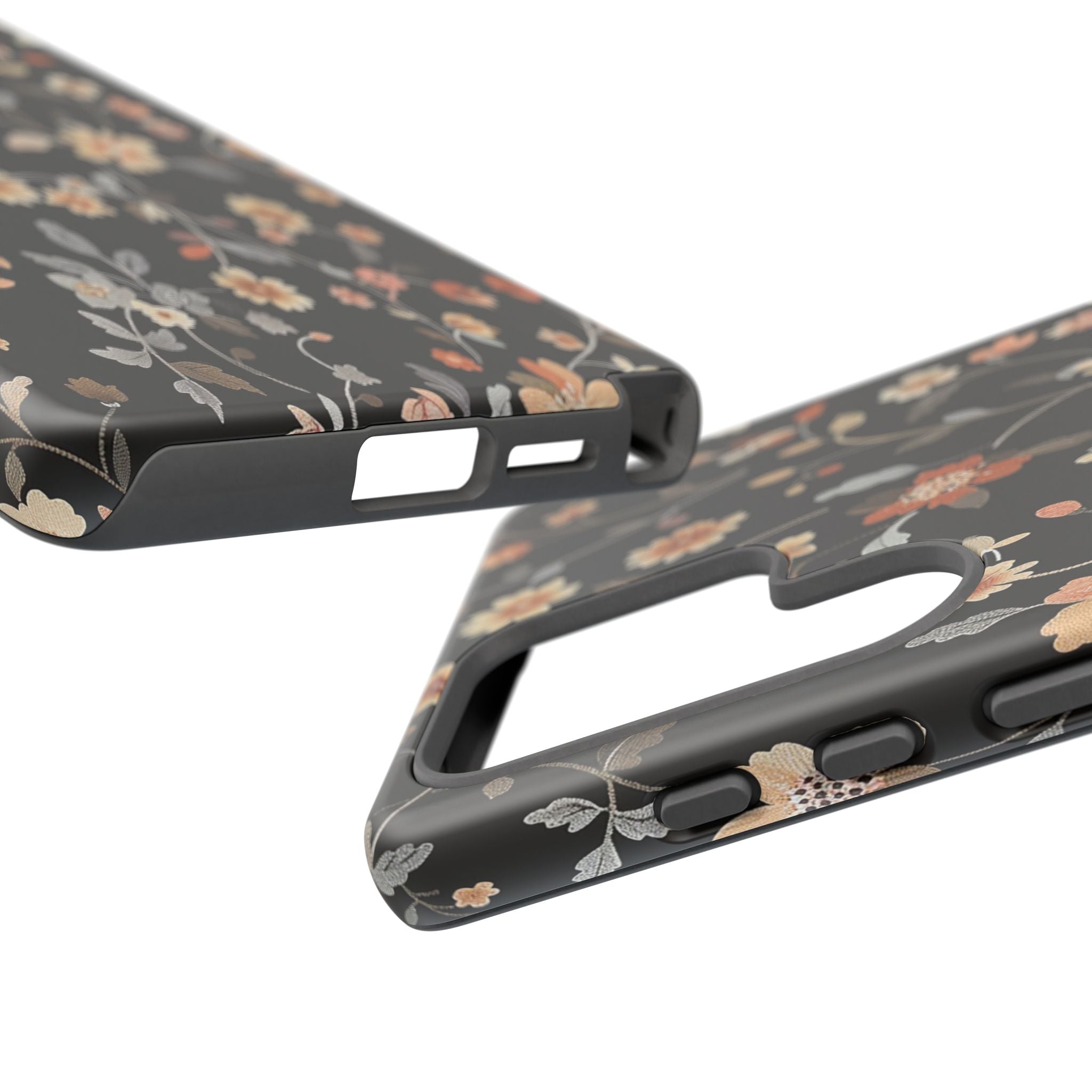 Floral Field on Black Case