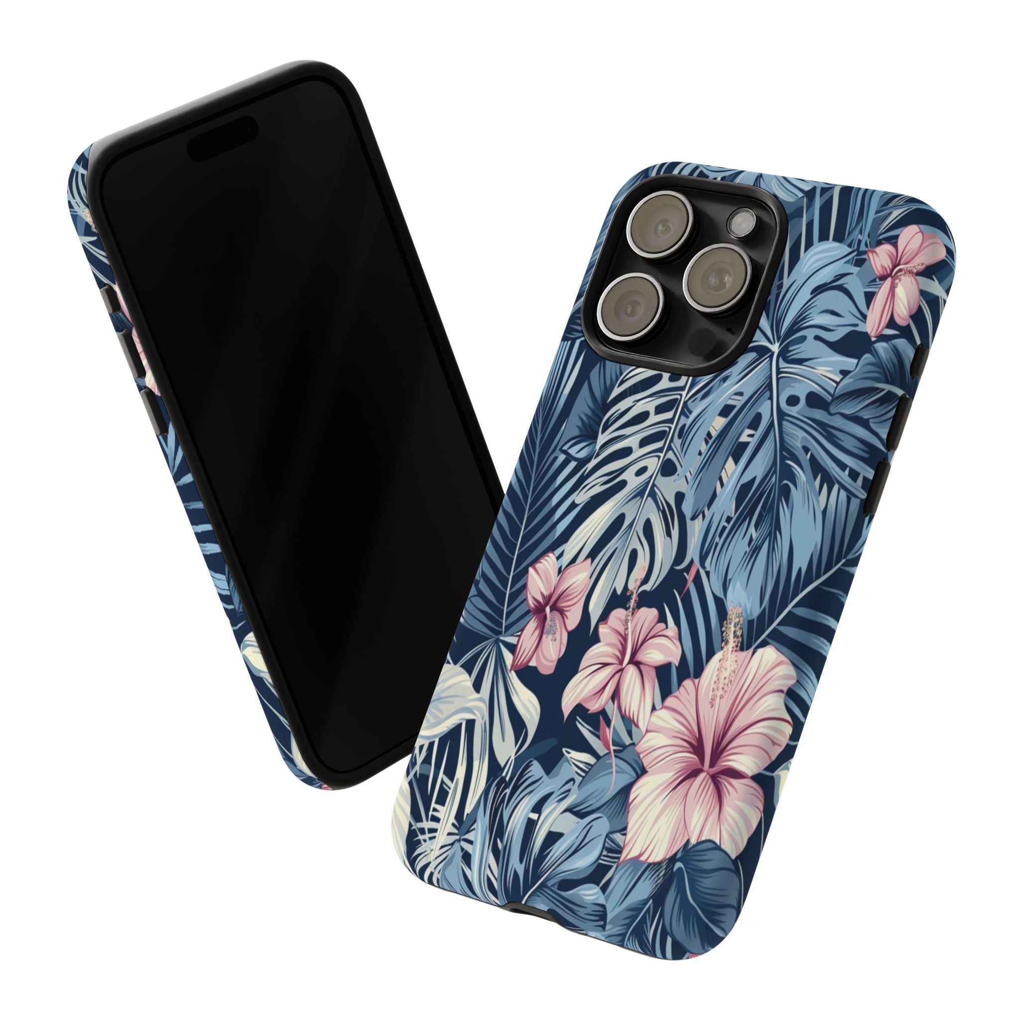 Tropical Hibiscus and Monstera Case