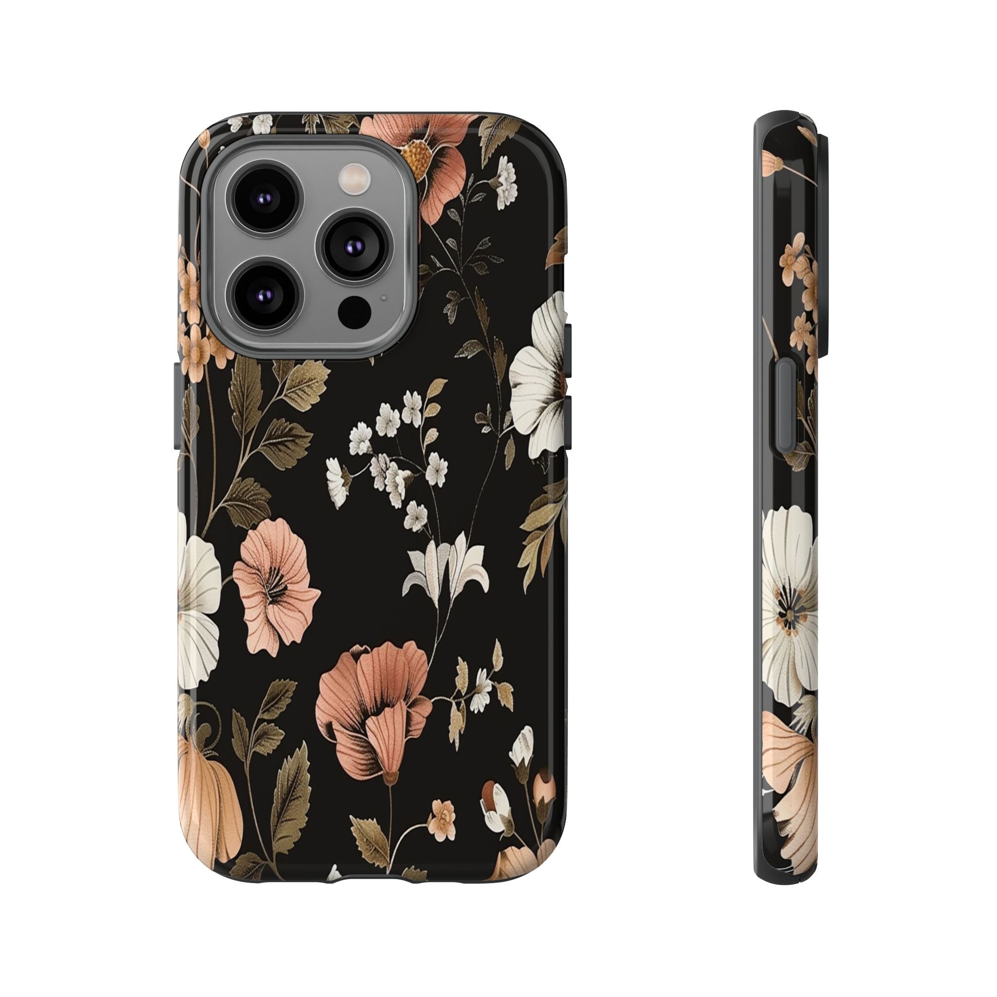 Peachy Cosmos on Black