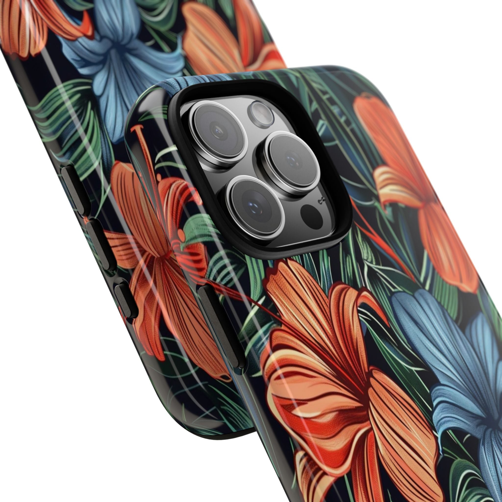 Tropical Red and Blue Case