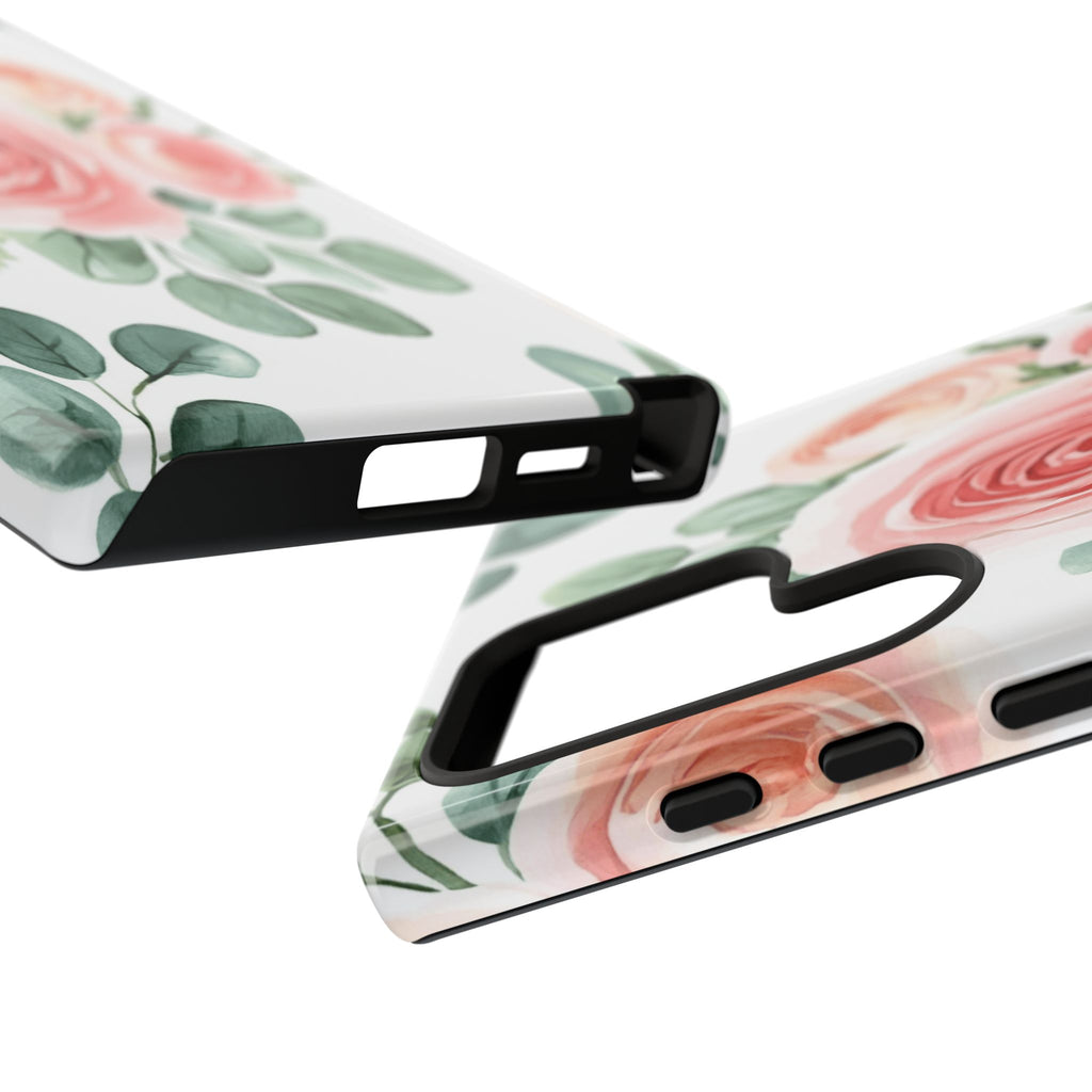 Delicate Watercolor Rose Case