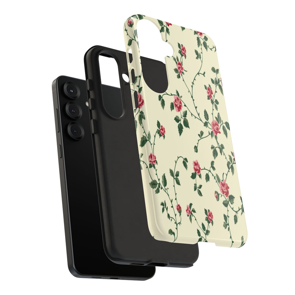Elegant Pink Victorian Roses Case
