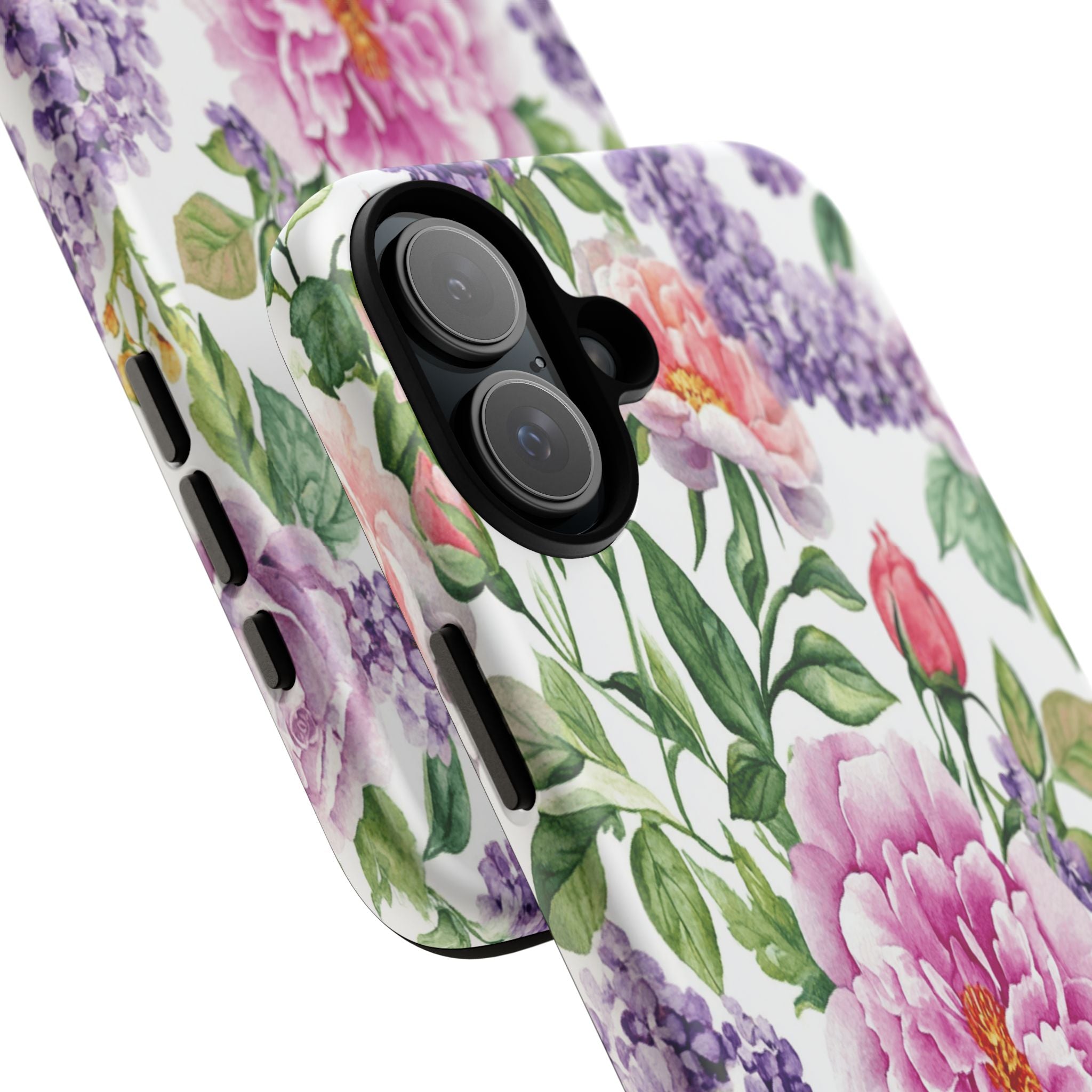 Watercolor Peonies and Lilacs Case