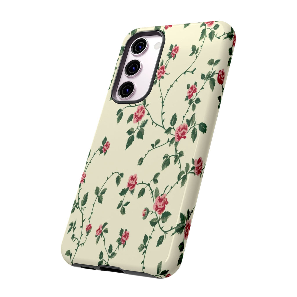 Elegant Pink Victorian Roses Case