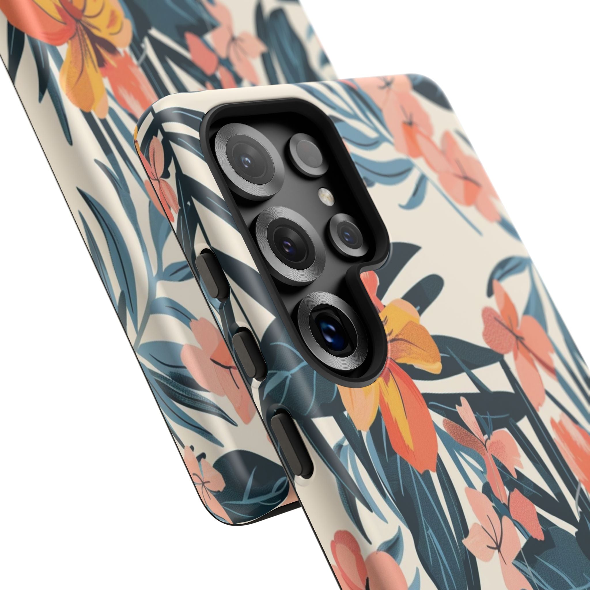 Tropical White and Blue Case