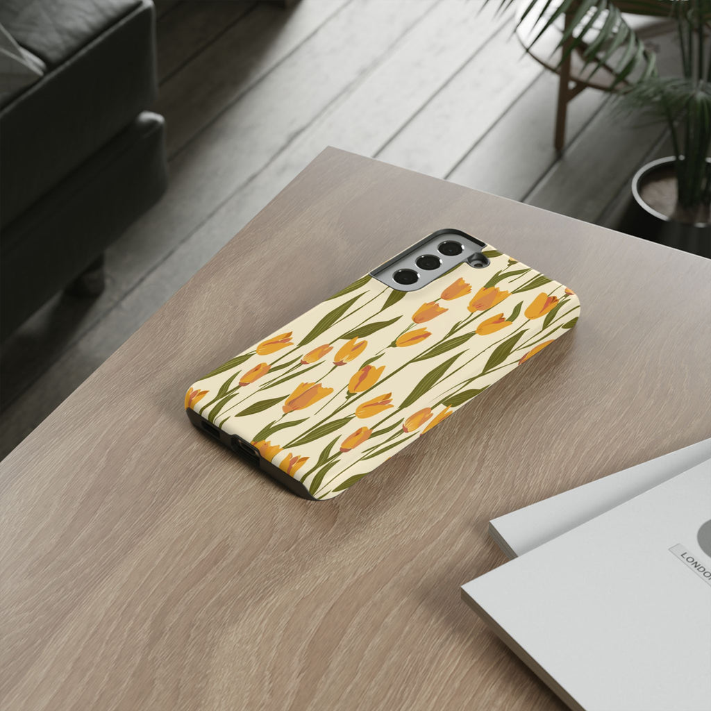 Yellow and Orange Tulips Case