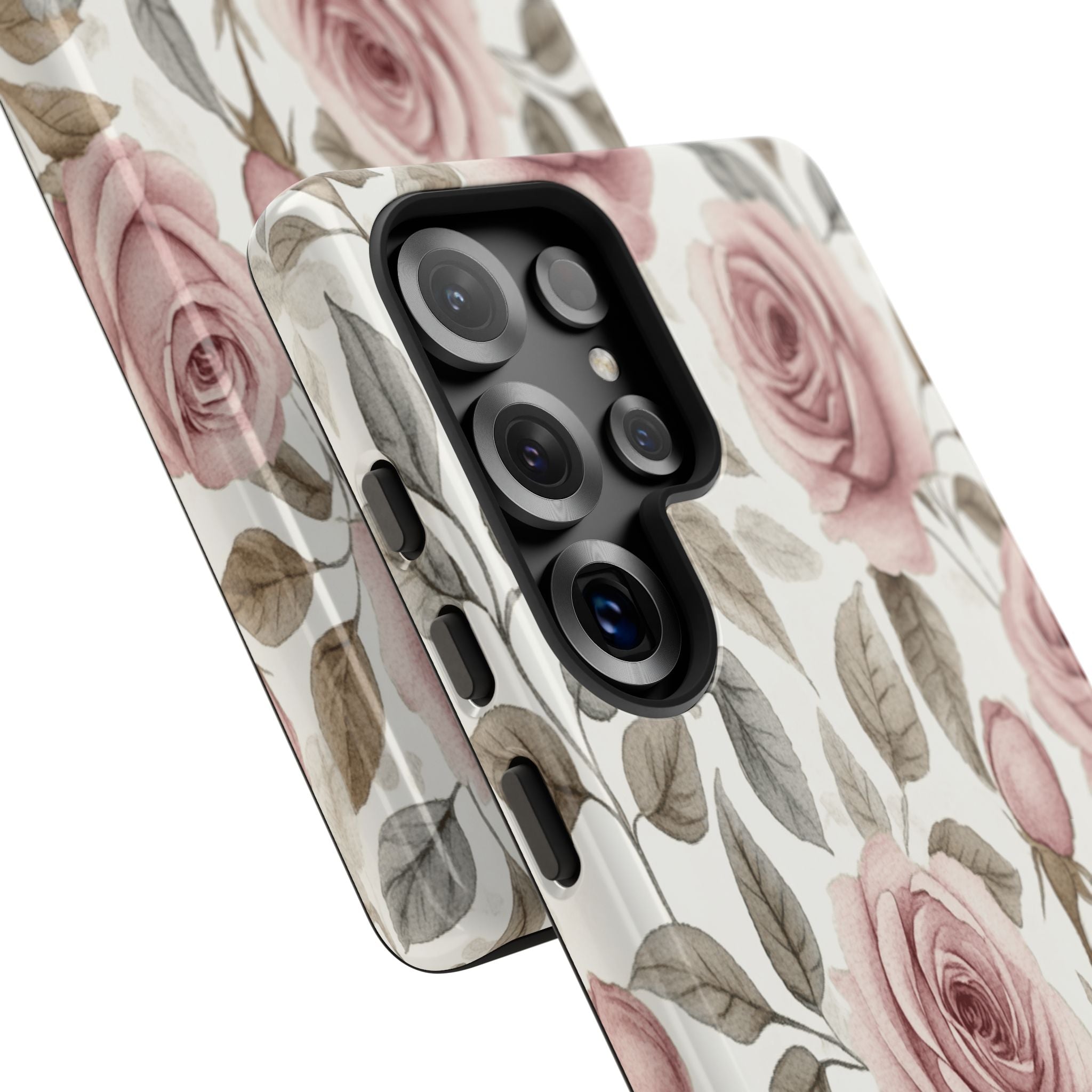 Elegant Watercolor Rose Case