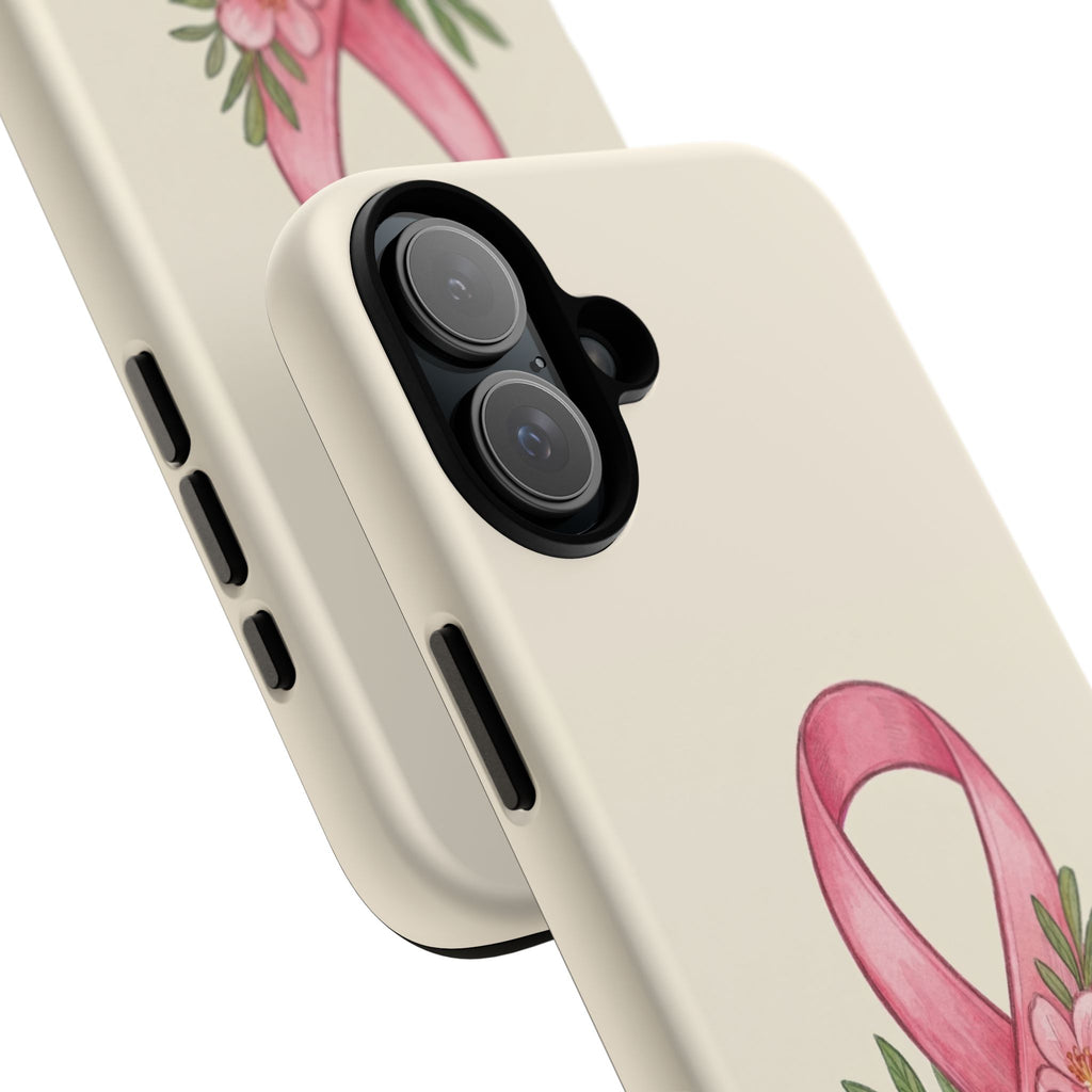 Floral Breast Cancer Awareness Case