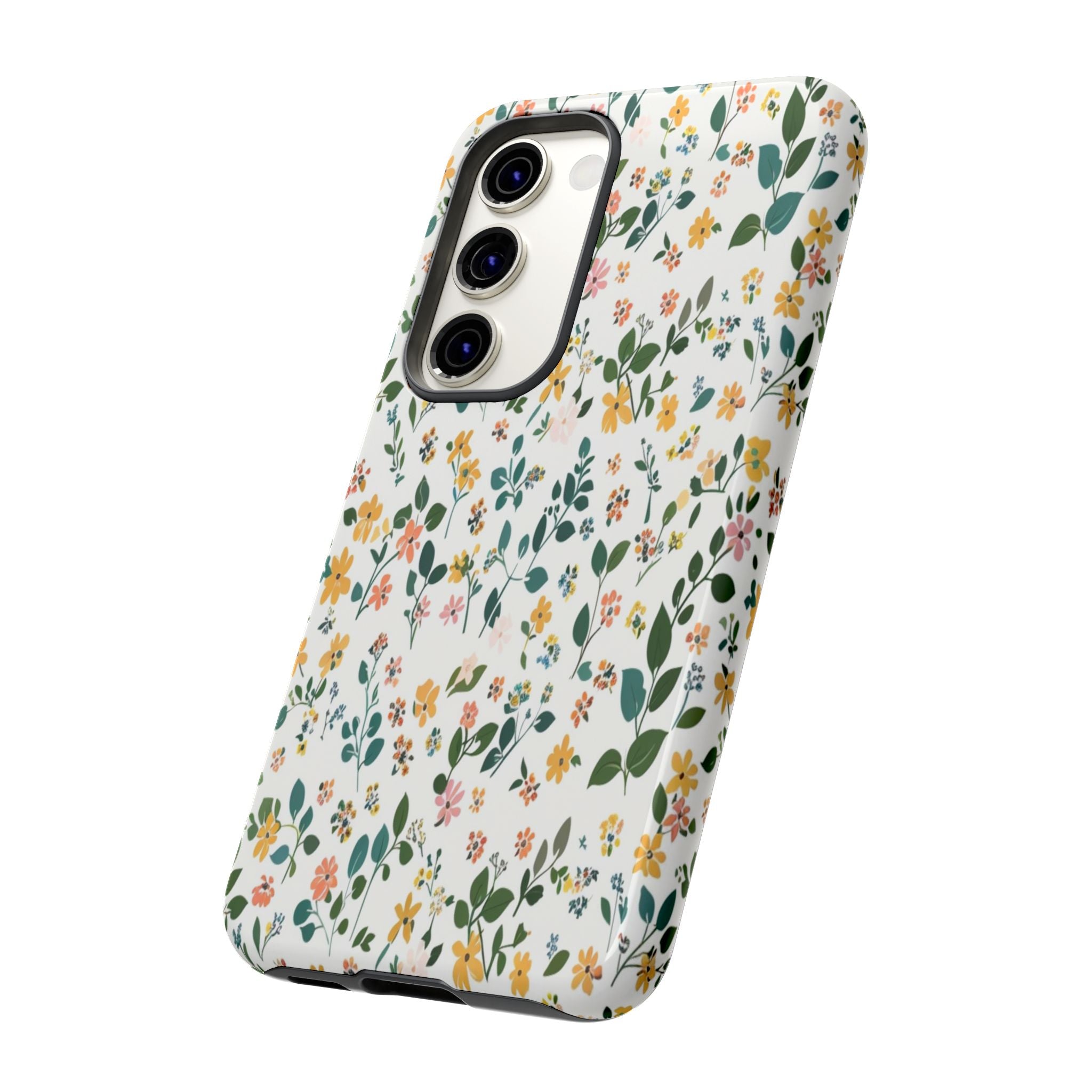 Pastel Leaves and Flowers Case