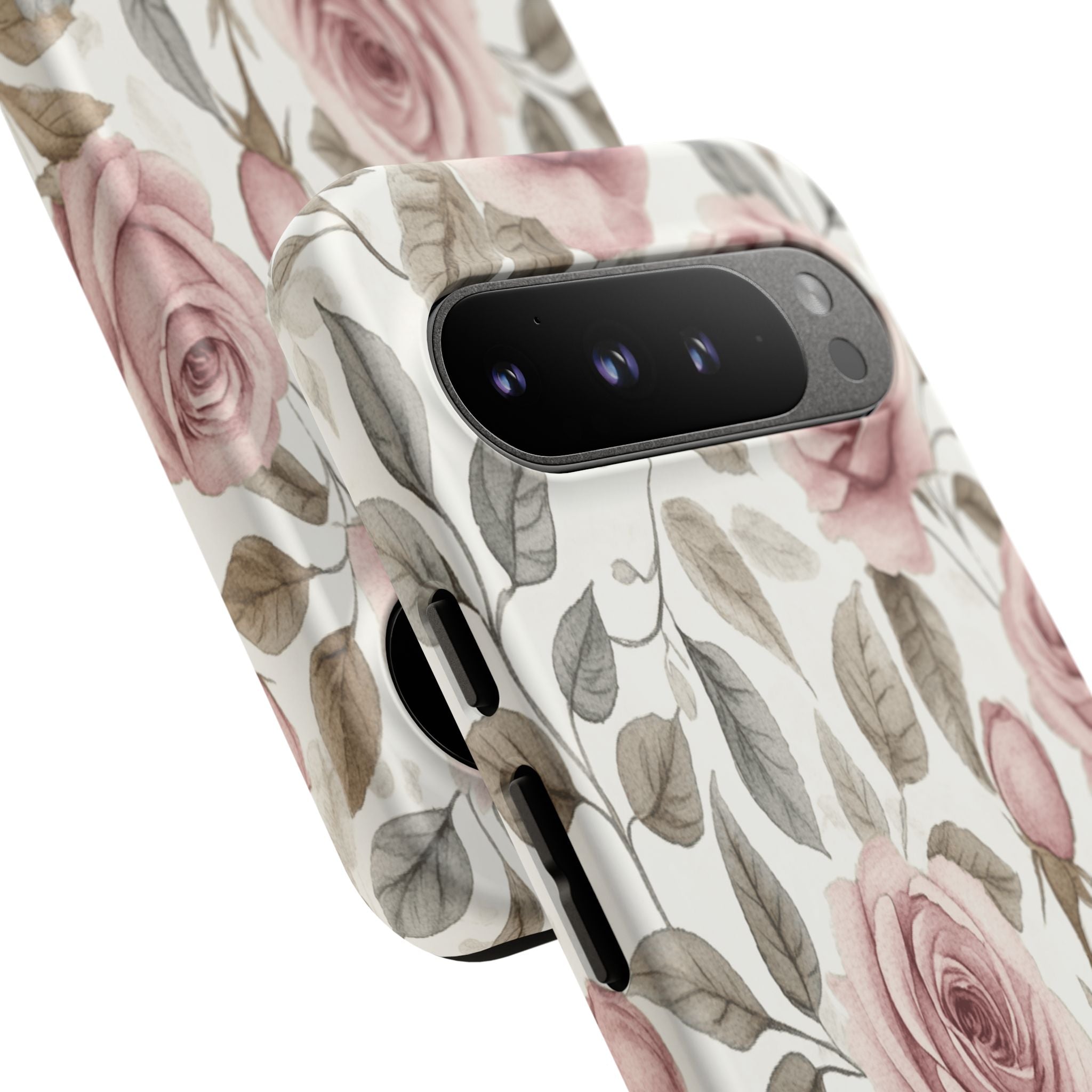 Elegant Watercolor Rose Case