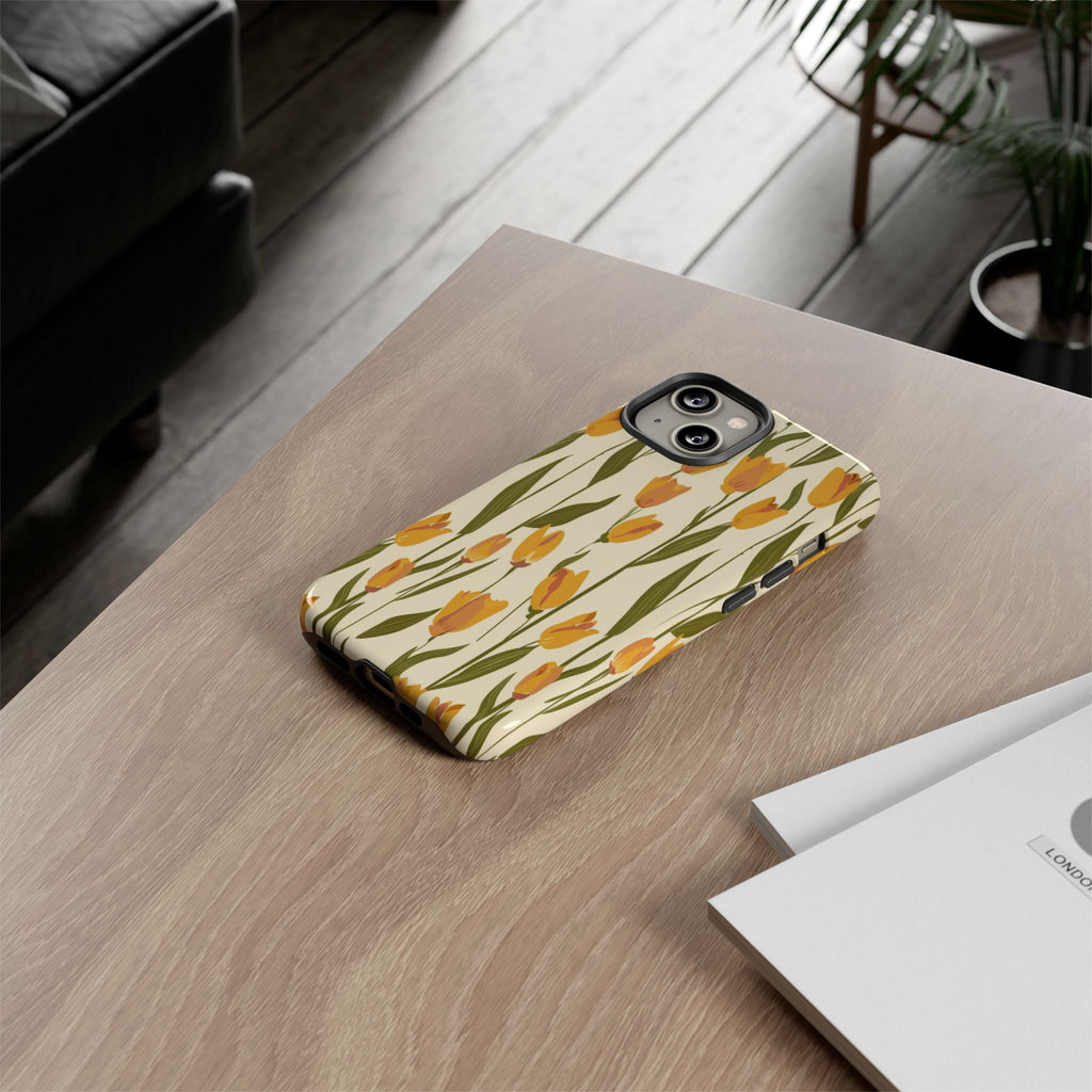 Yellow and Orange Tulips Case
