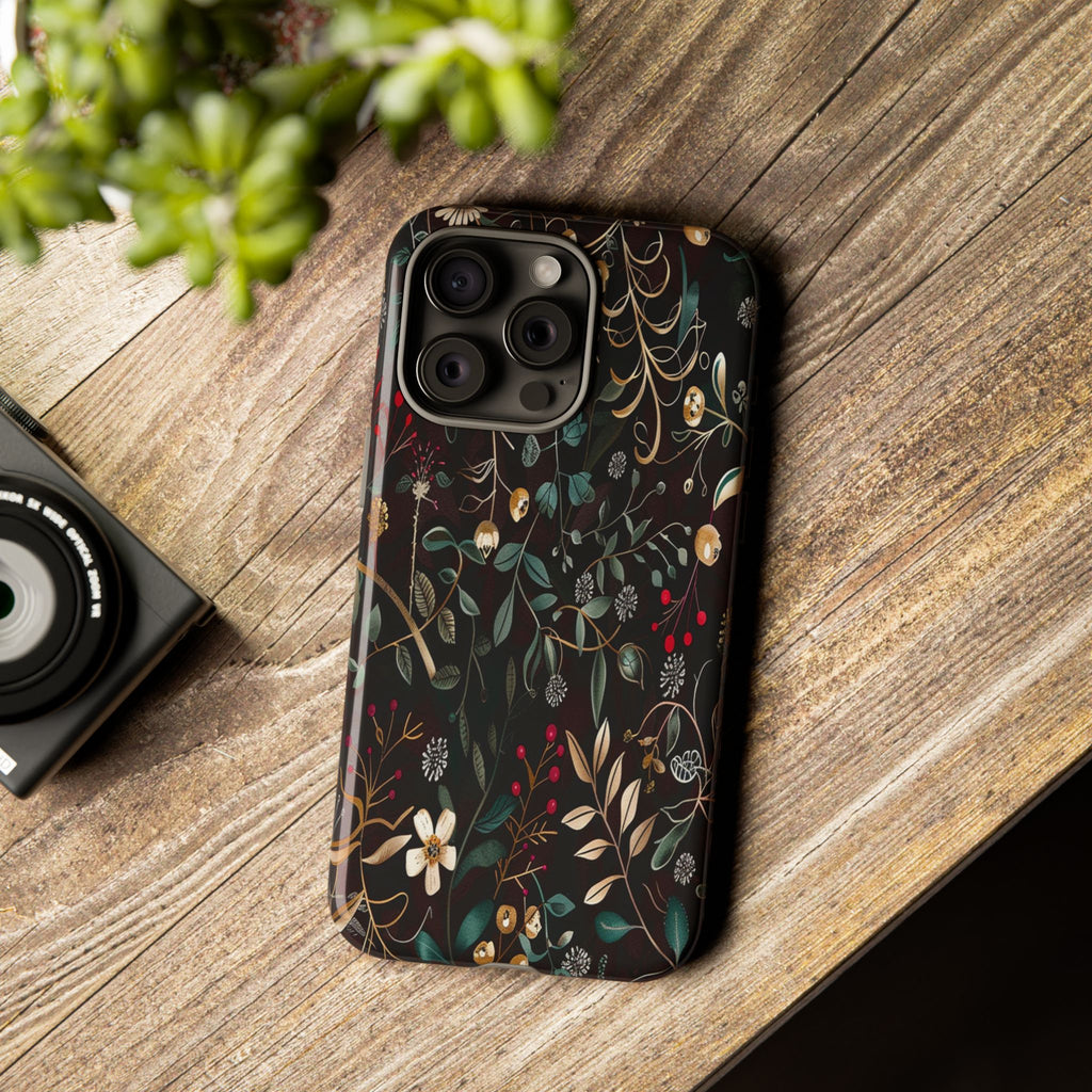 Dark Leafy Case