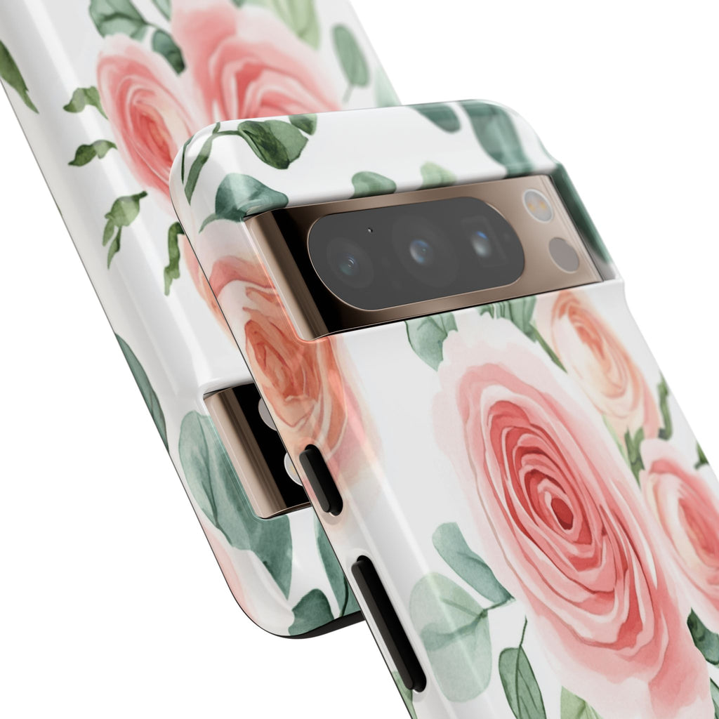 Delicate Watercolor Rose Case