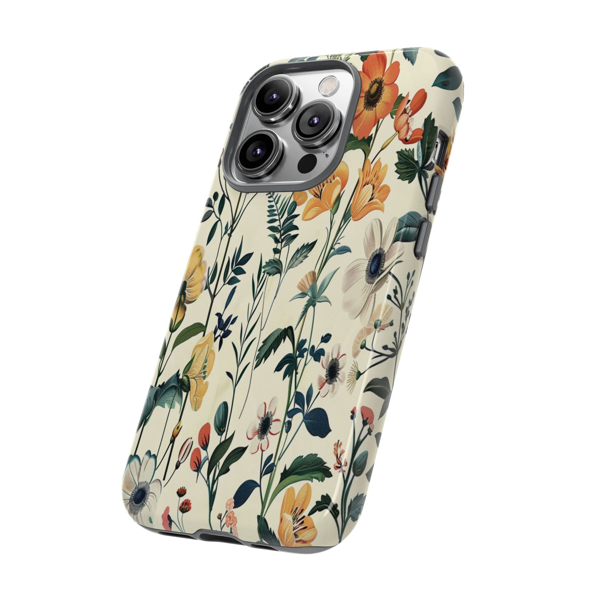 Vintage Botanical Wildflower Seamless Pattern